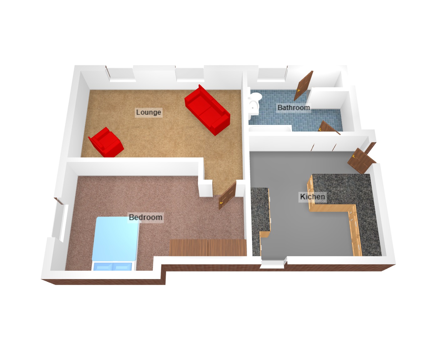 Plot 5, High Street, Earls Colne, Colchester, Essex CO6, 1 bedroom flat