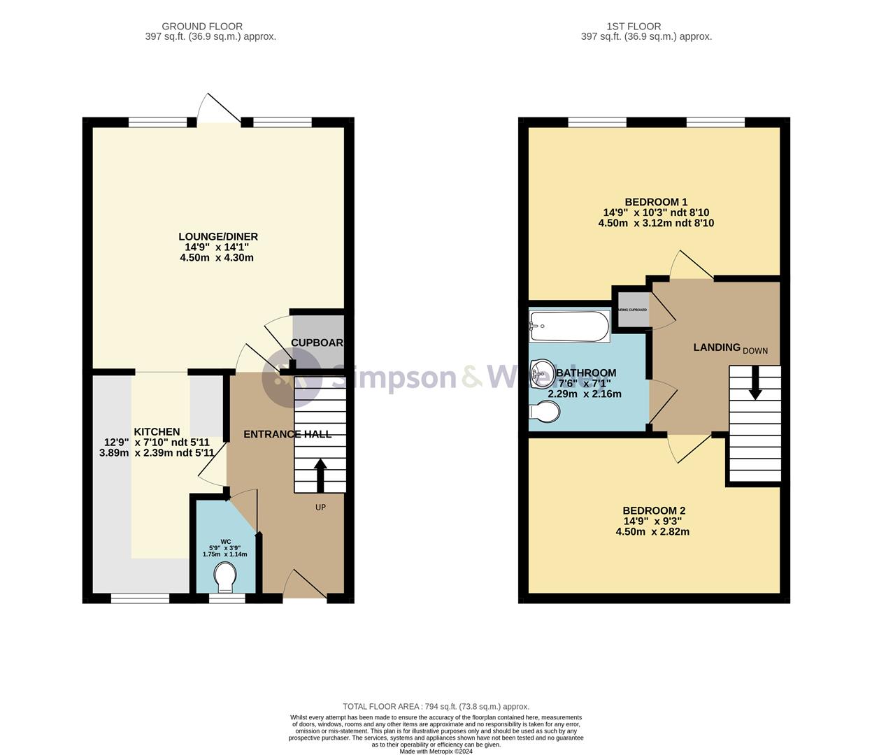 2 bed semidetached house for sale in Catlin Way, Rushden NN10
