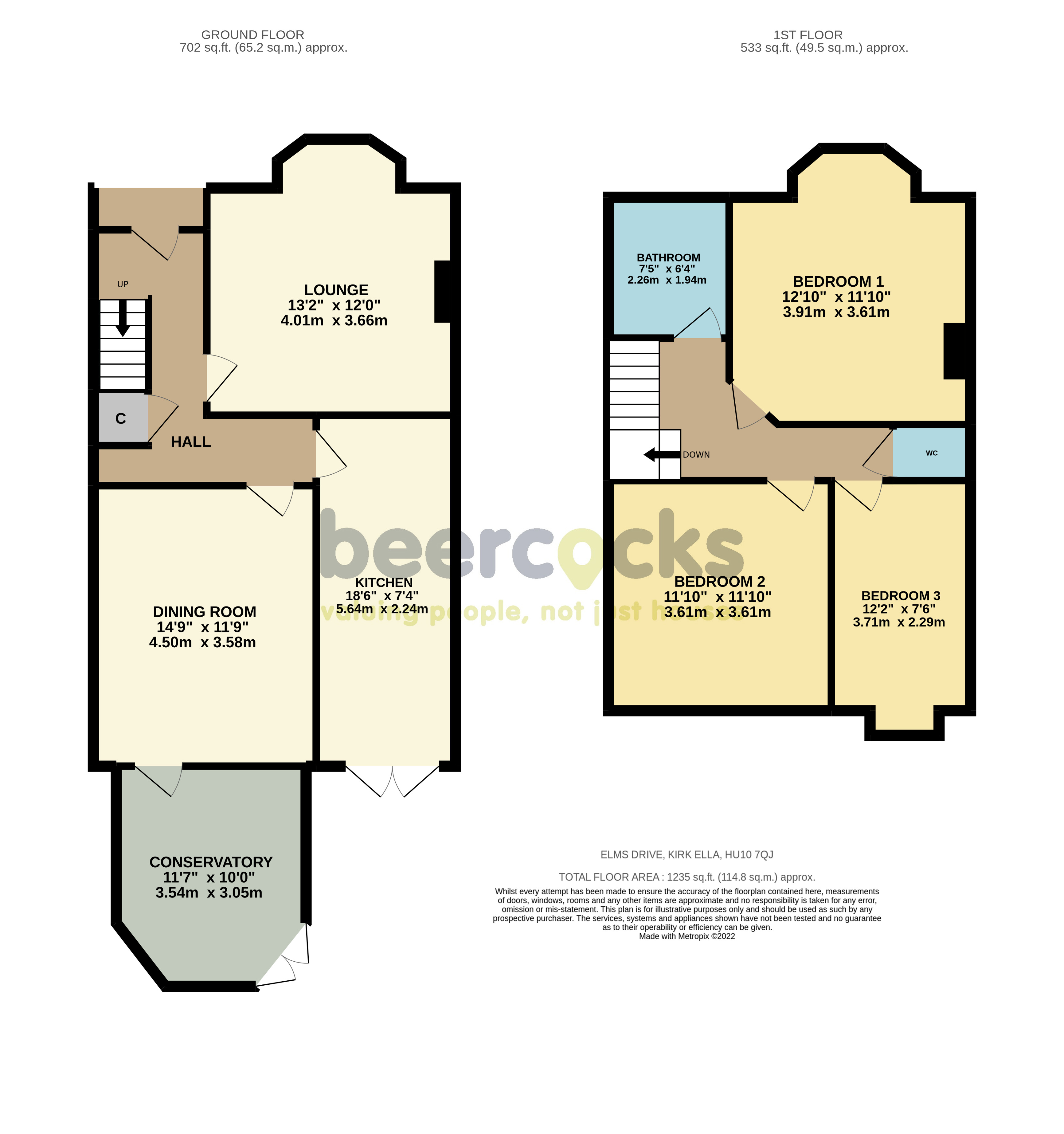 Elms Drive, Kirk Ella, Hull HU10, 3 bedroom semidetached house for