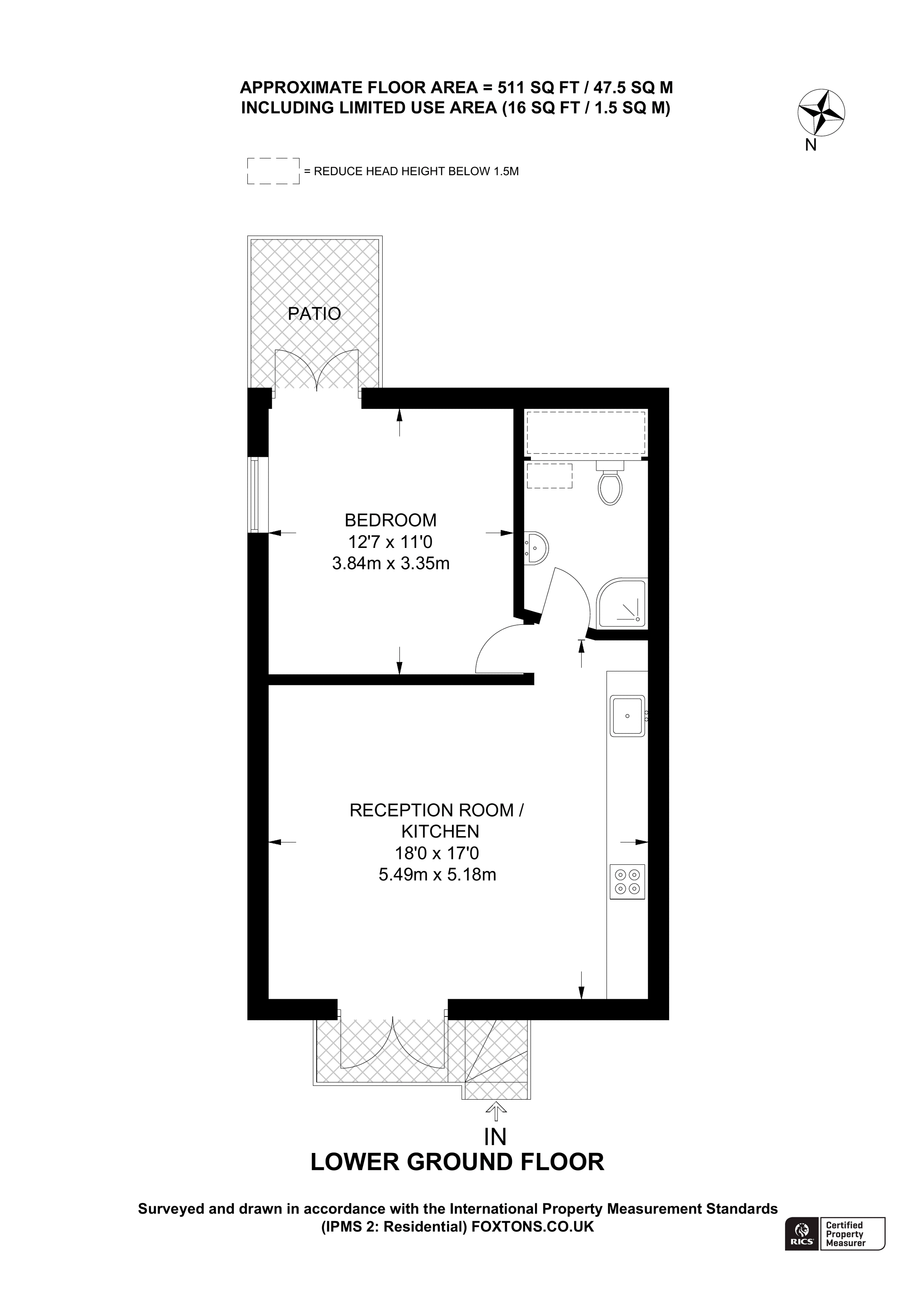 1 bed flat to rent in Wheatfield Way, Kingston, Kingston Upon Thames