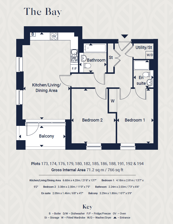 Armstrong Road, Littlemore, Oxford OX4, 2 bedroom flat for sale
