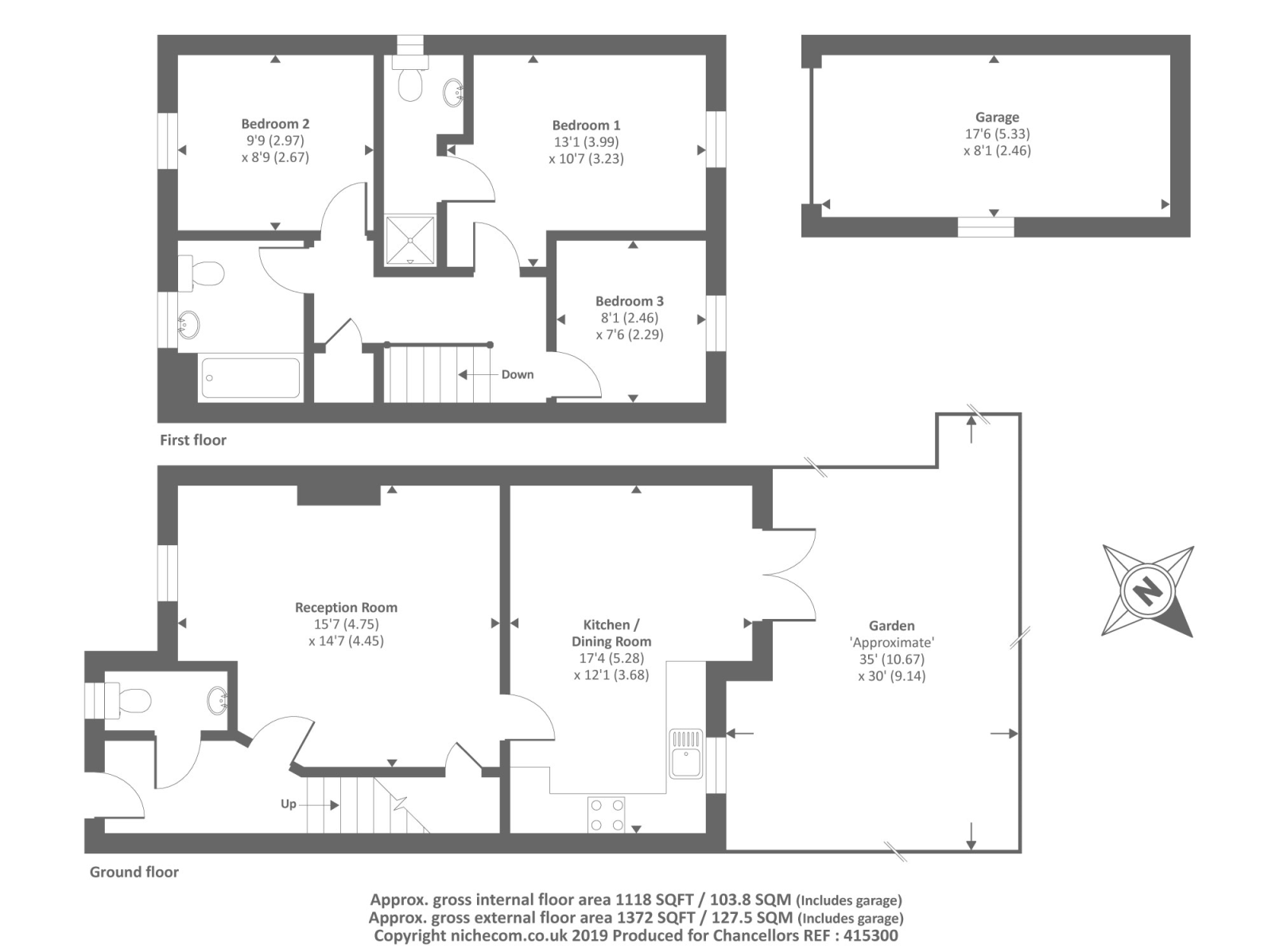 Llyswen, Brecon LD3, 3 bedroom semidetached house to rent 50061020