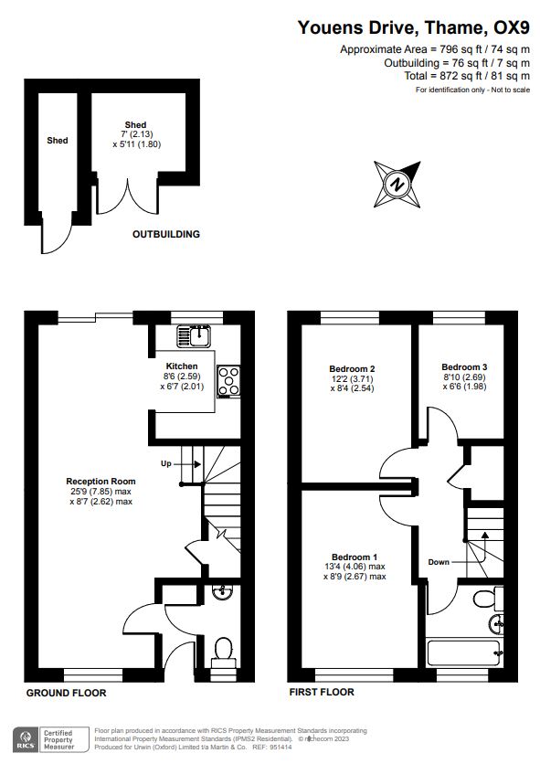 Youens Drive, Thame OX9, 3 bedroom terraced house for sale 64020532 PrimeLocation