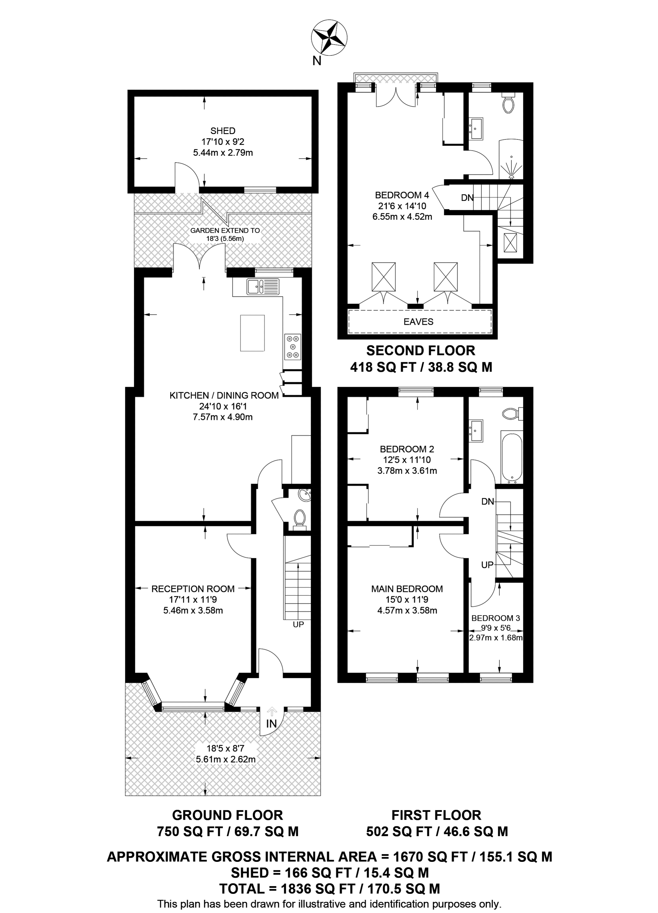 Langdale Road, Thornton Heath CR7, 4 bedroom terraced house for sale