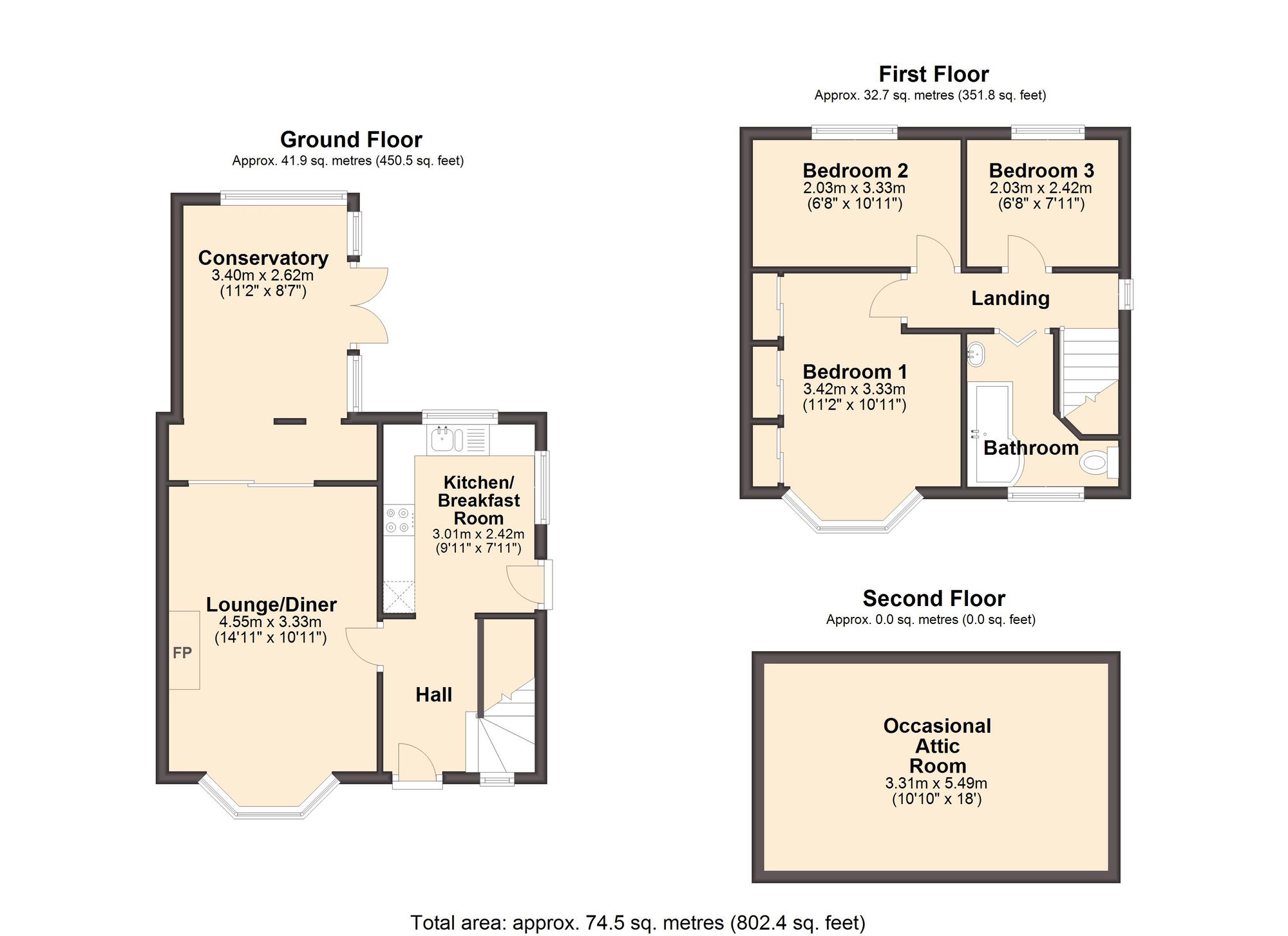Hawksley Avenue, Chesterfield S40, 3 bedroom semidetached house for