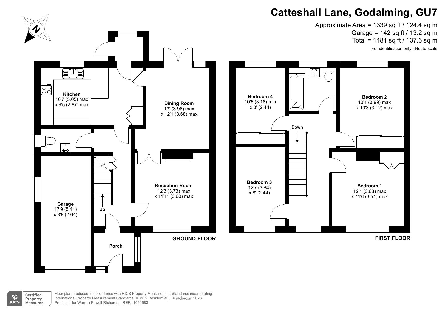 Catteshall Lane, Godalming GU7, 4 bedroom detached house for sale