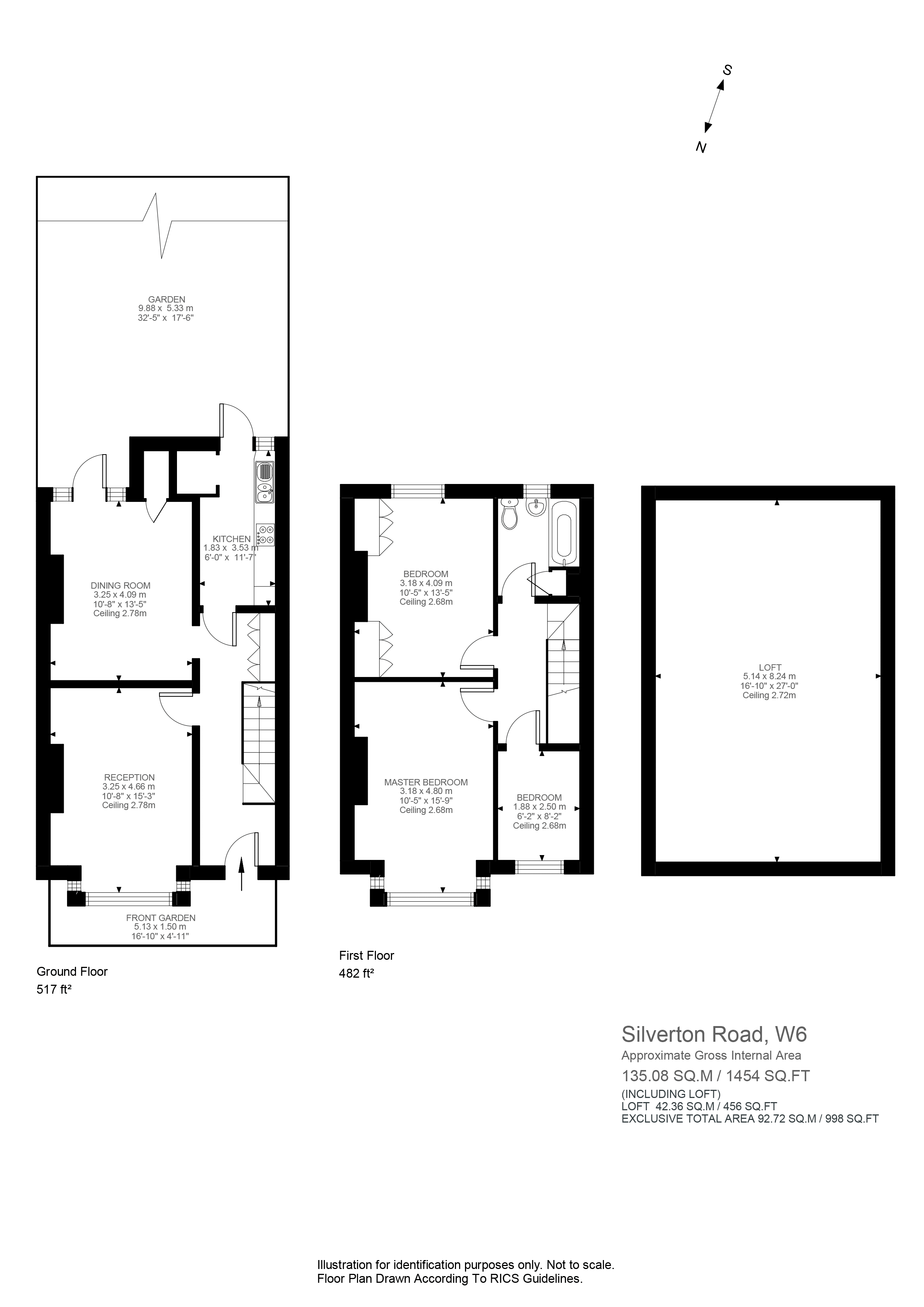 Silverton Road, Hammersmith, London W6, 3 bedroom terraced house for