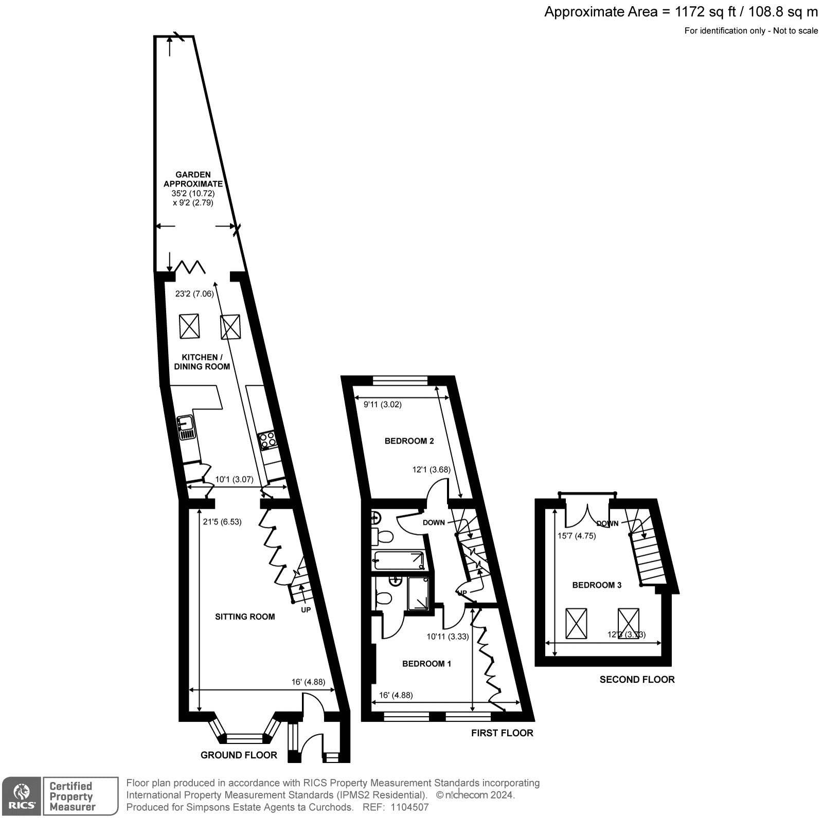Fairfax Road, Teddington TW11, 3 bedroom end terrace house for sale
