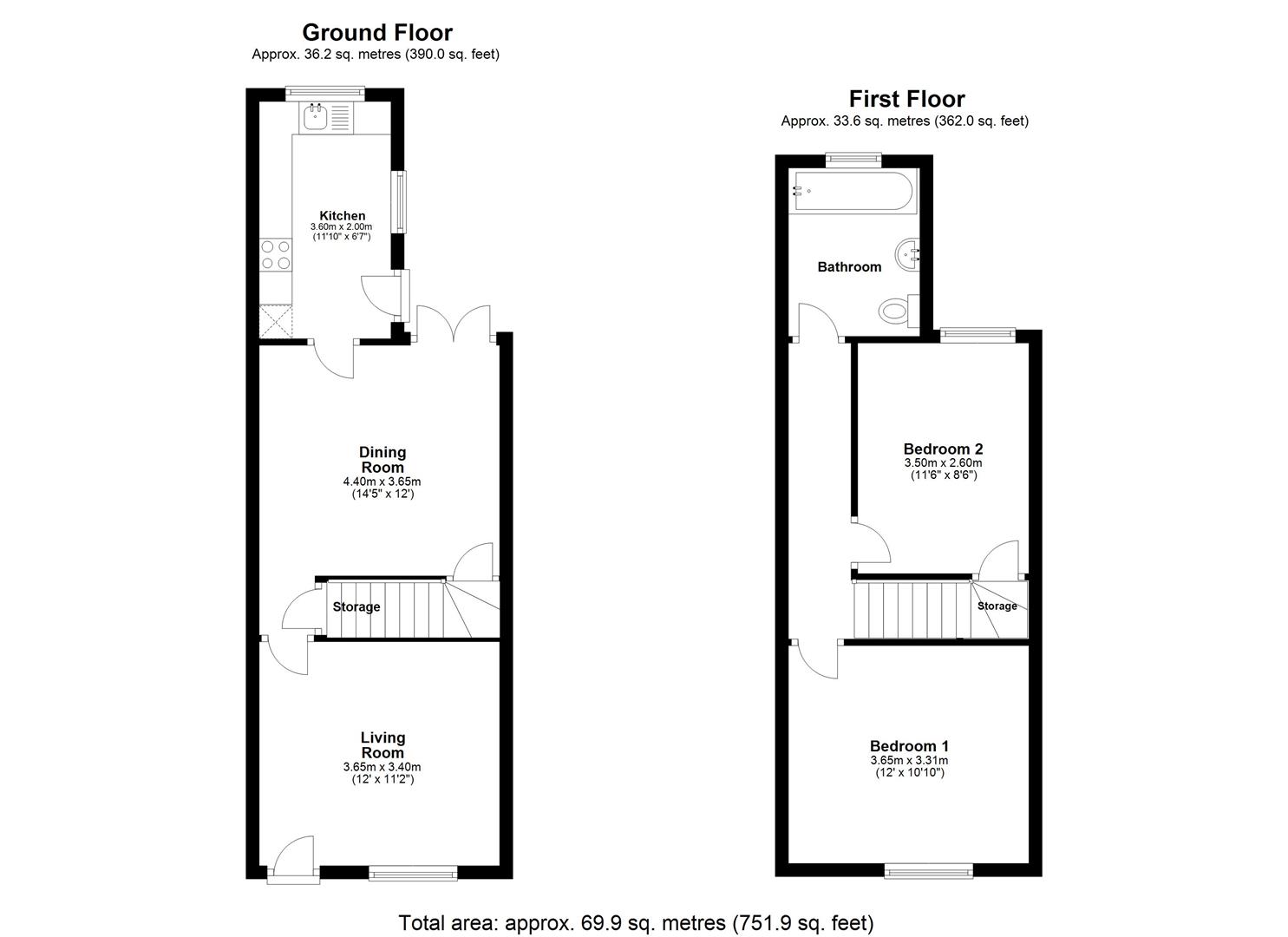 Barrow Road, Quorn, Loughborough LE12, 2 bedroom end terrace house for sale 63972763
