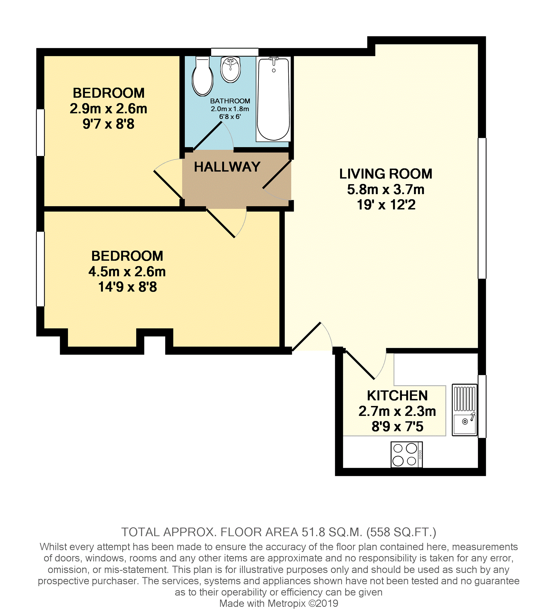 Abbey Court, Horsforth, Leeds LS18, 2 bedroom flat to rent 65998836