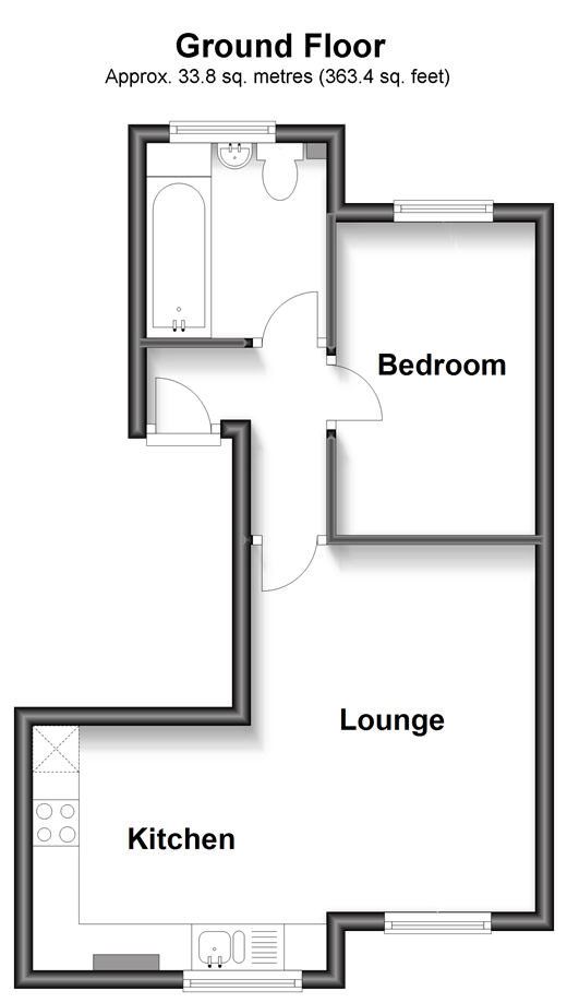 Clive Road, Fratton, Portsmouth, Hampshire PO1, 1 bedroom flat for sale