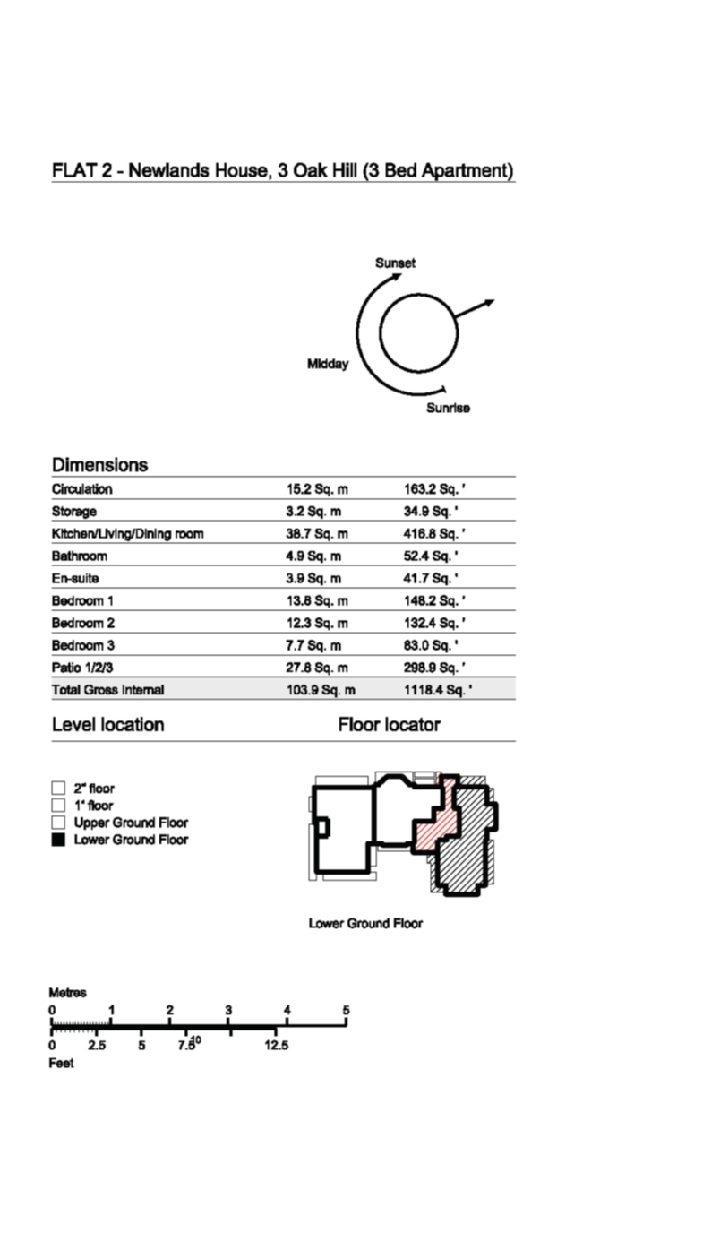 Newlands House, Oakhill Road, Surbiton KT6, 3 bedroom flat for sale