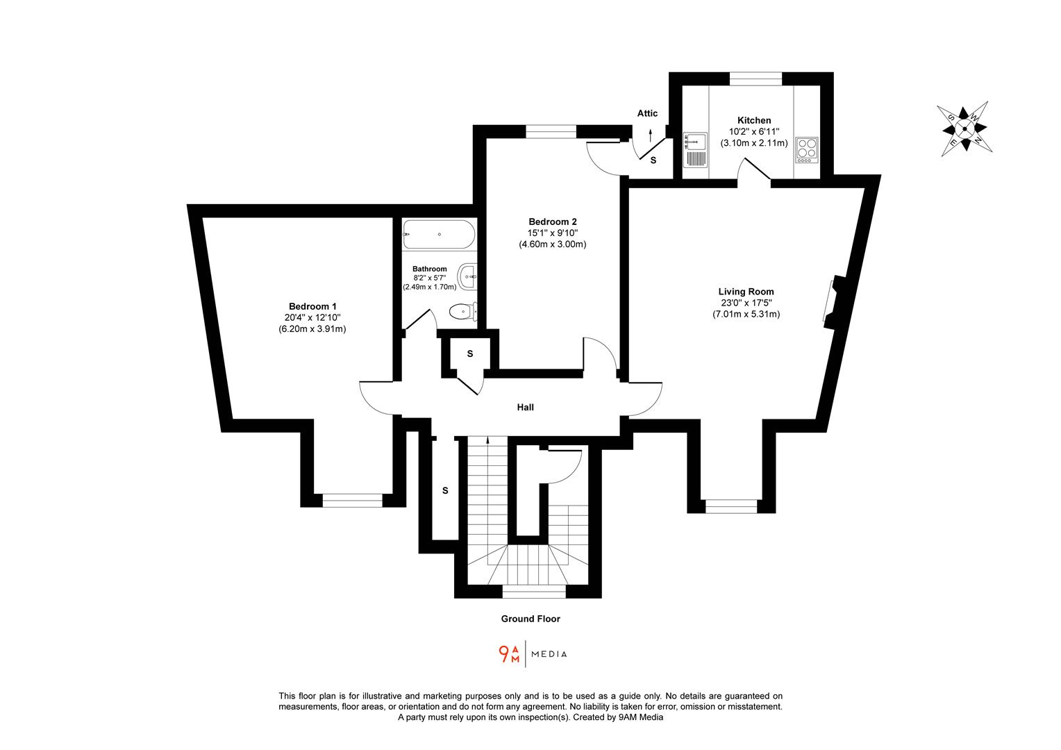 8B New Row, Dunfermline KY12, 2 bedroom flat for sale 64569225