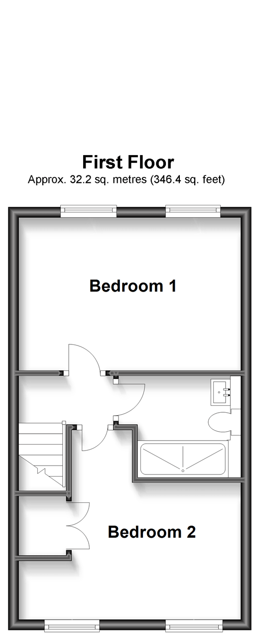 Camelia Close, Denvilles, Havant, Hampshire PO9, 2 bedroom terraced
