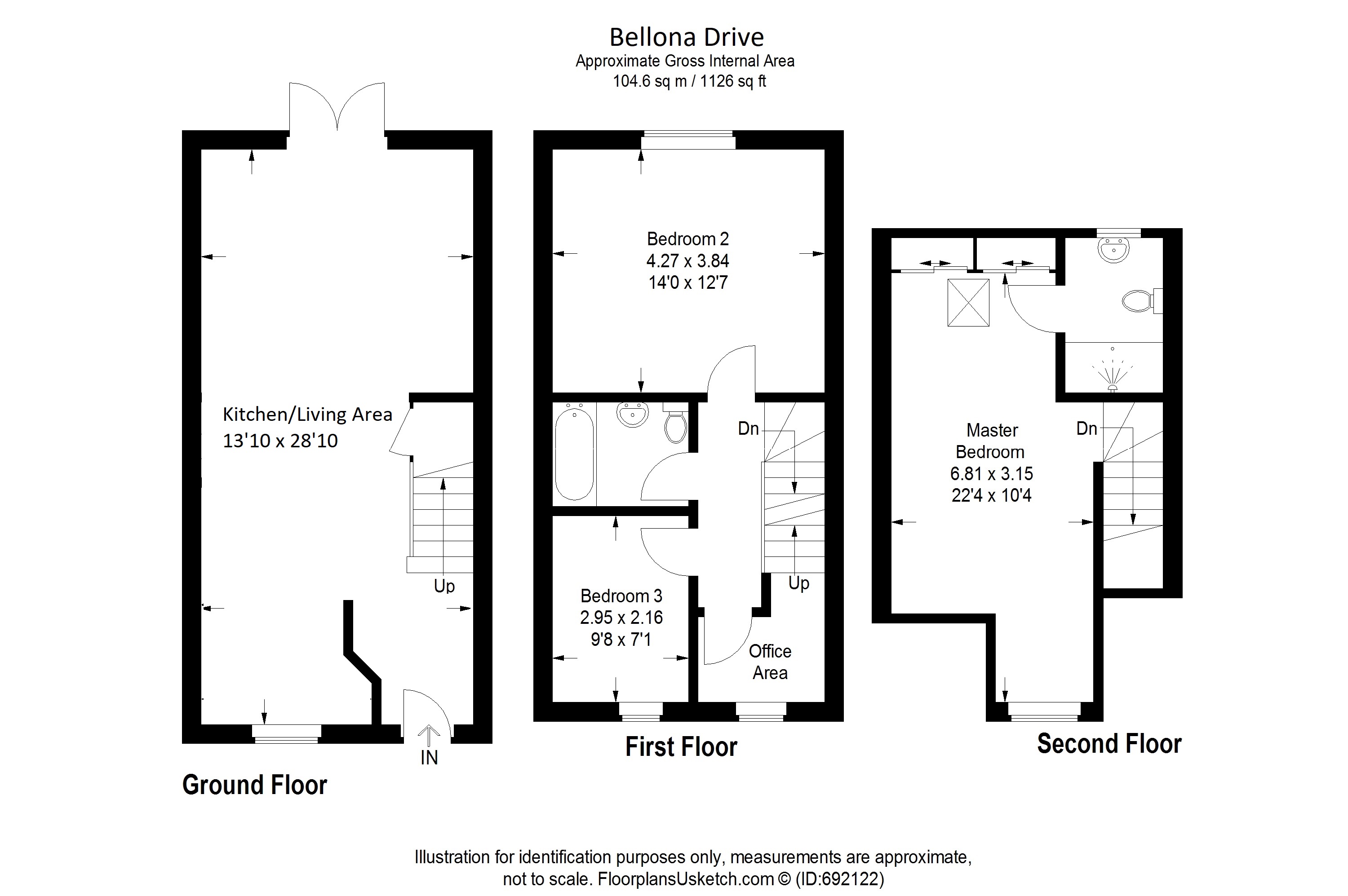 Bellona Drive, Leighton Buzzard, Bedfordshire LU7, 3 bedroom end