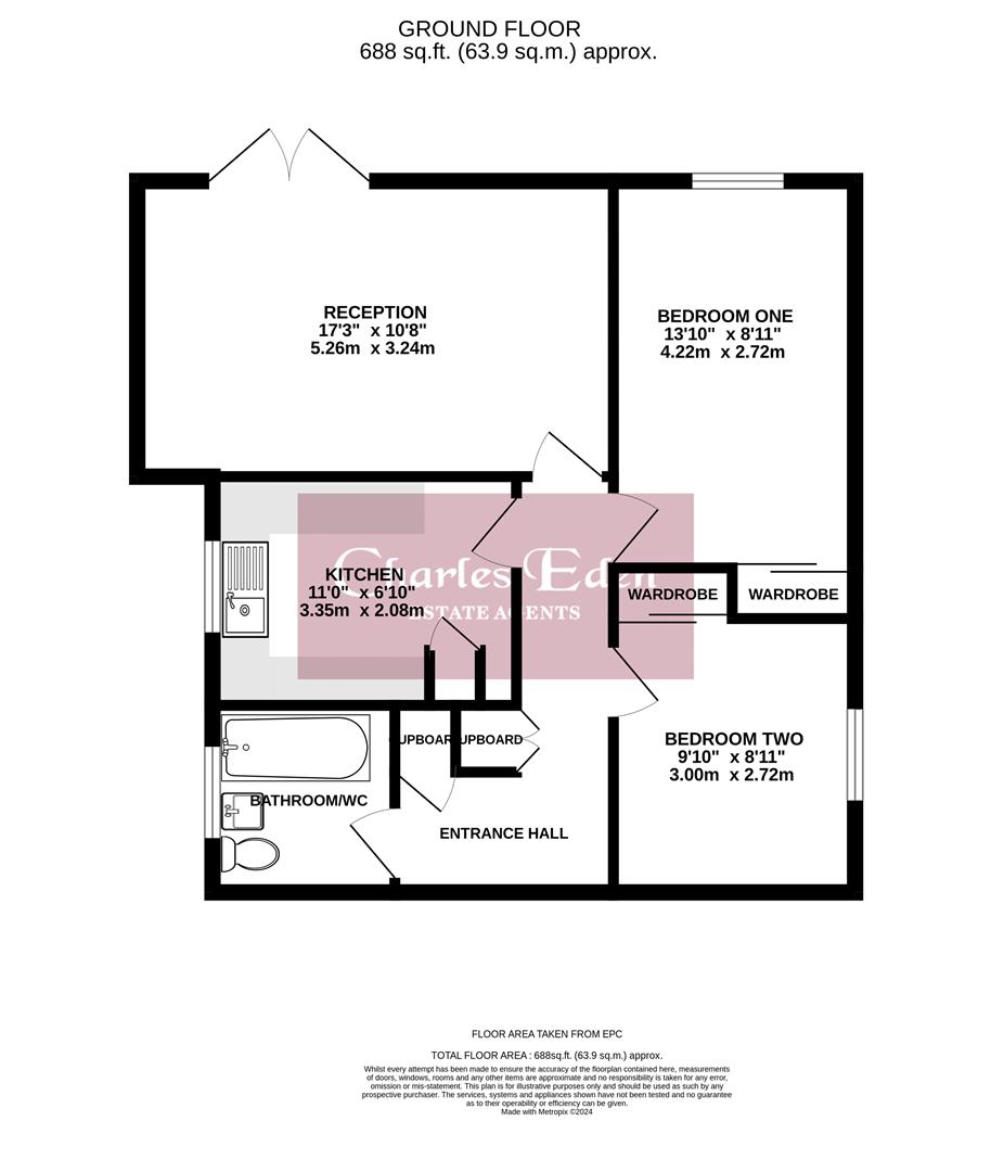 Albemarle Road, Beckenham BR3, 2 bedroom flat for sale 68254217