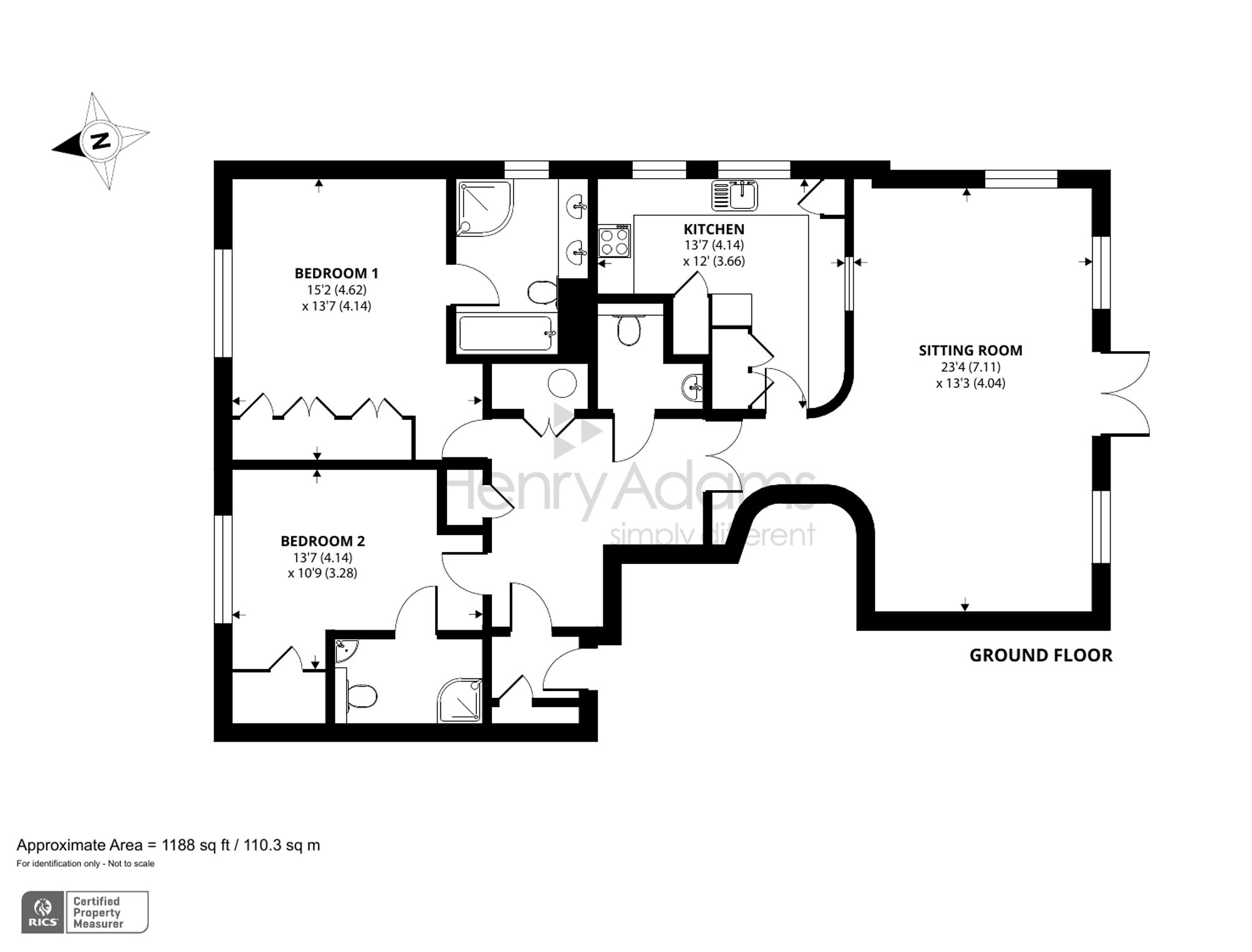 Canal Wharf, Chichester PO19, 2 bedroom flat for sale 66147239