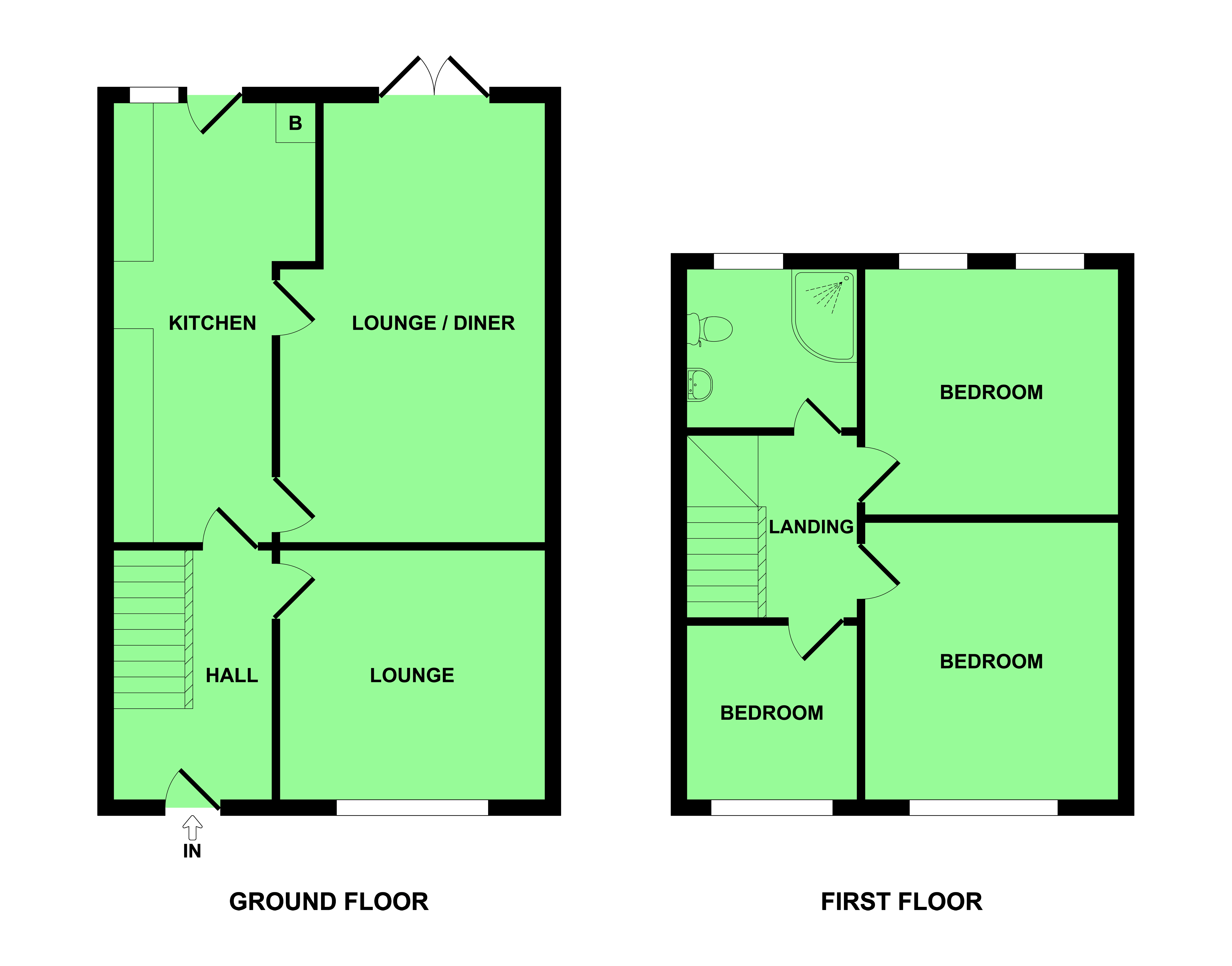 Hawkins Avenue, Great Yarmouth NR30, 3 bedroom terraced house to rent