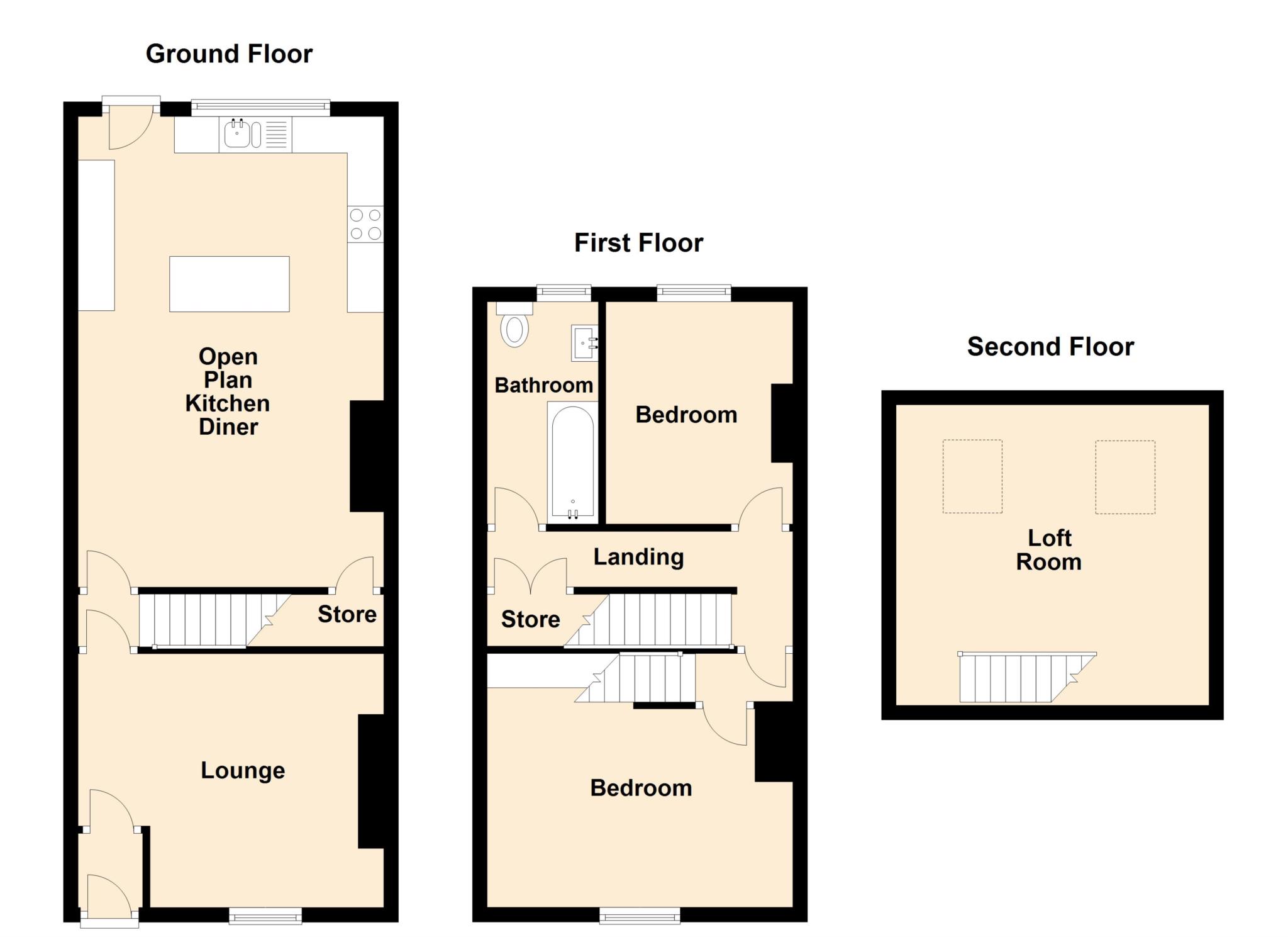 Buckstones Road, Shaw OL2, 3 bedroom terraced house for sale 60261065