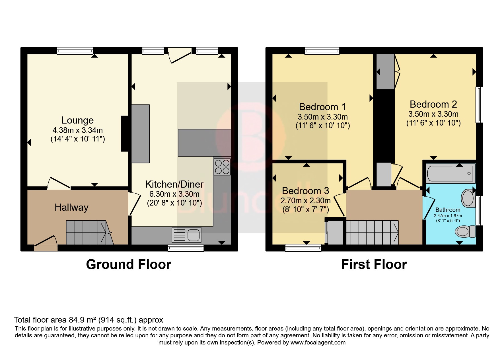 Rectory Road, Killamarsh, Sheffield, Derbyshire S21, 3 bedroom semi