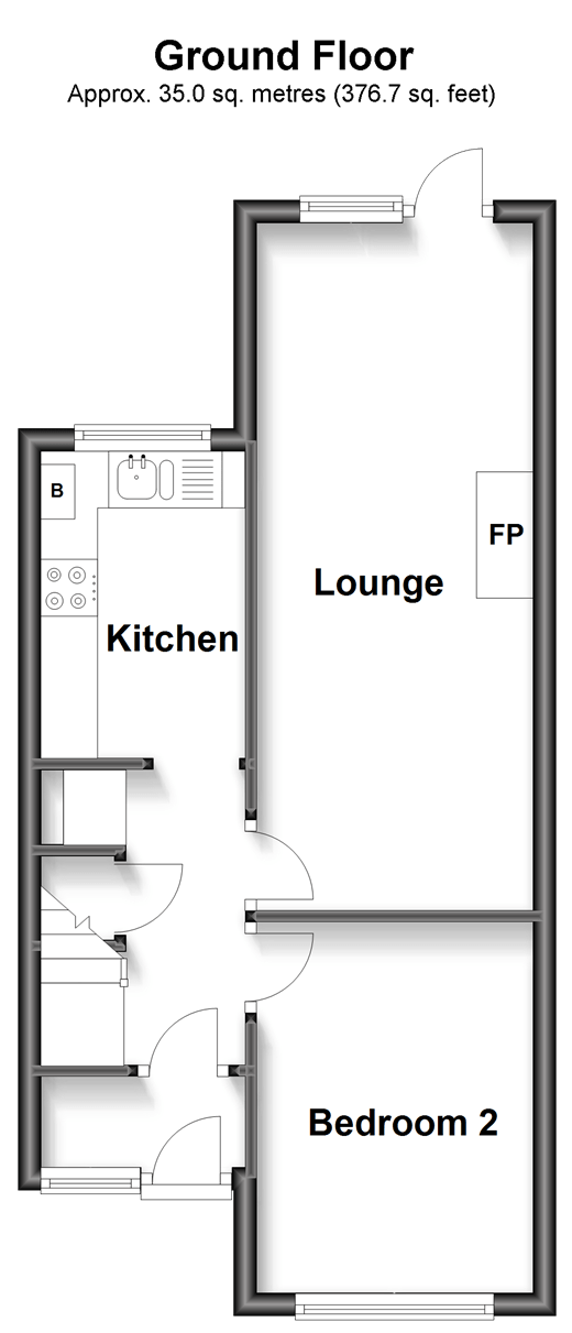 Westfield Road, Birchington, Kent CT7, 2 bedroom detached house for