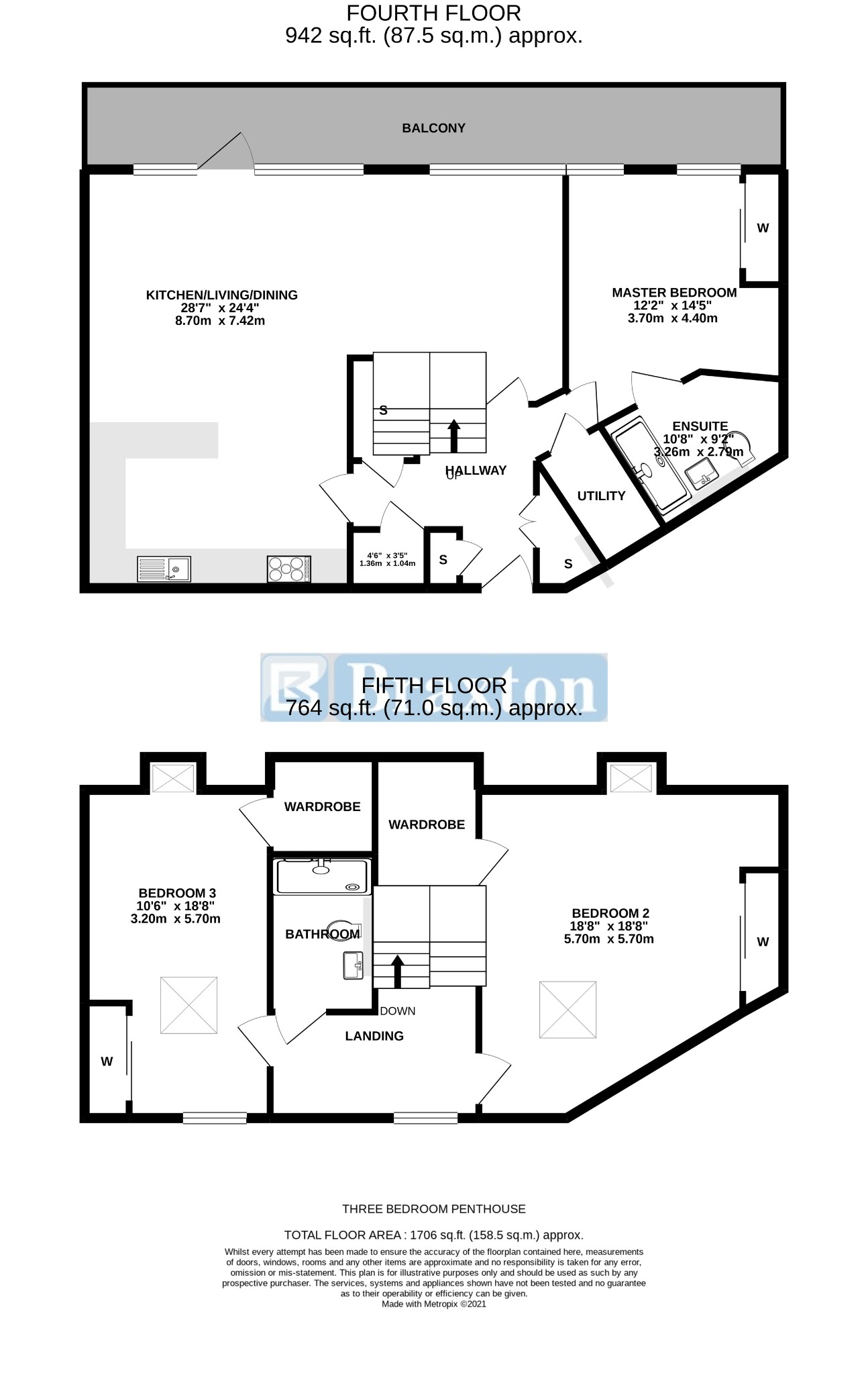 Bridge Avenue, Maidenhead SL6, 3 bedroom penthouse to rent 49634691