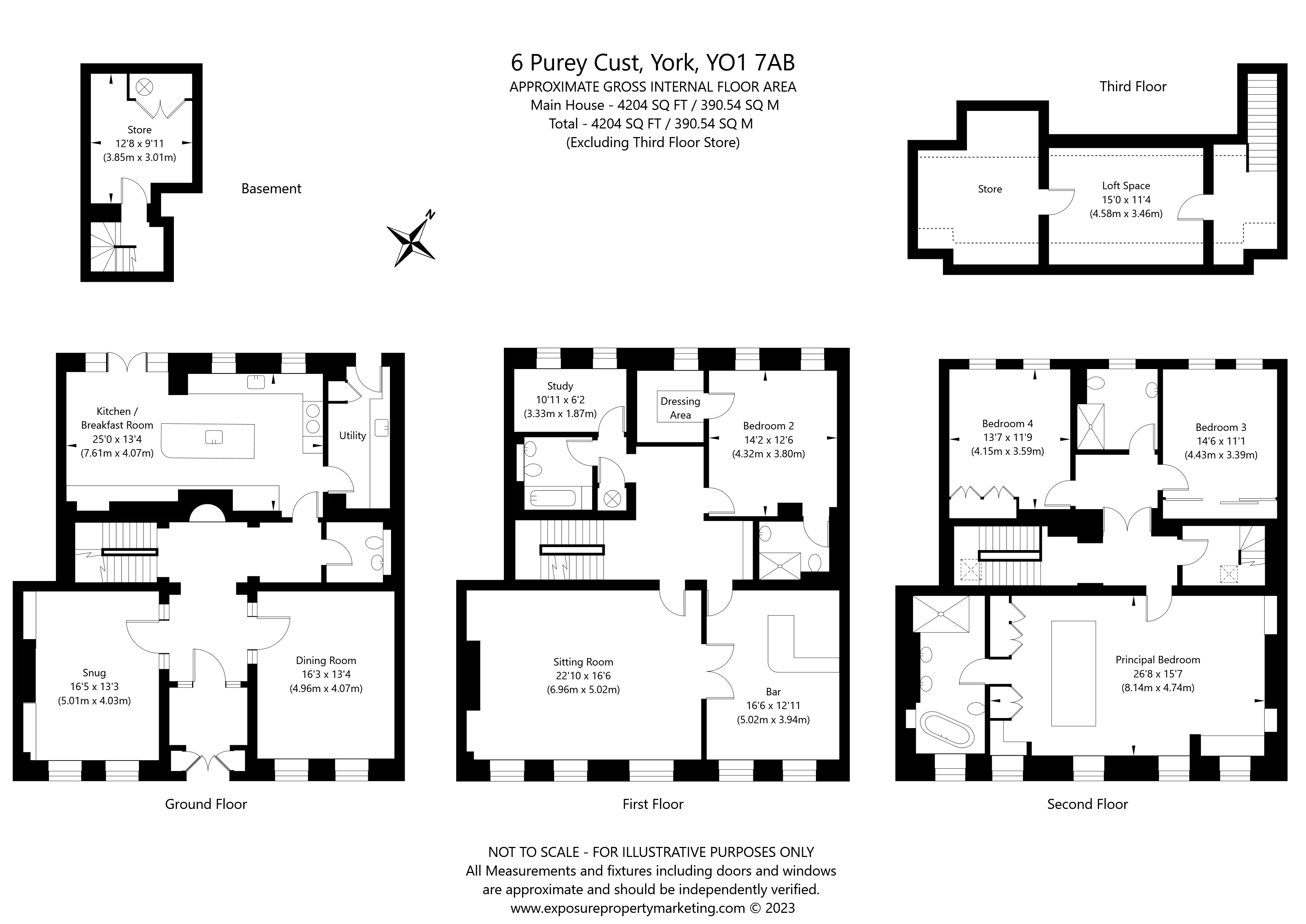 The Purey Cust, York, North Yorkshire YO1, 5 bedroom terraced house for