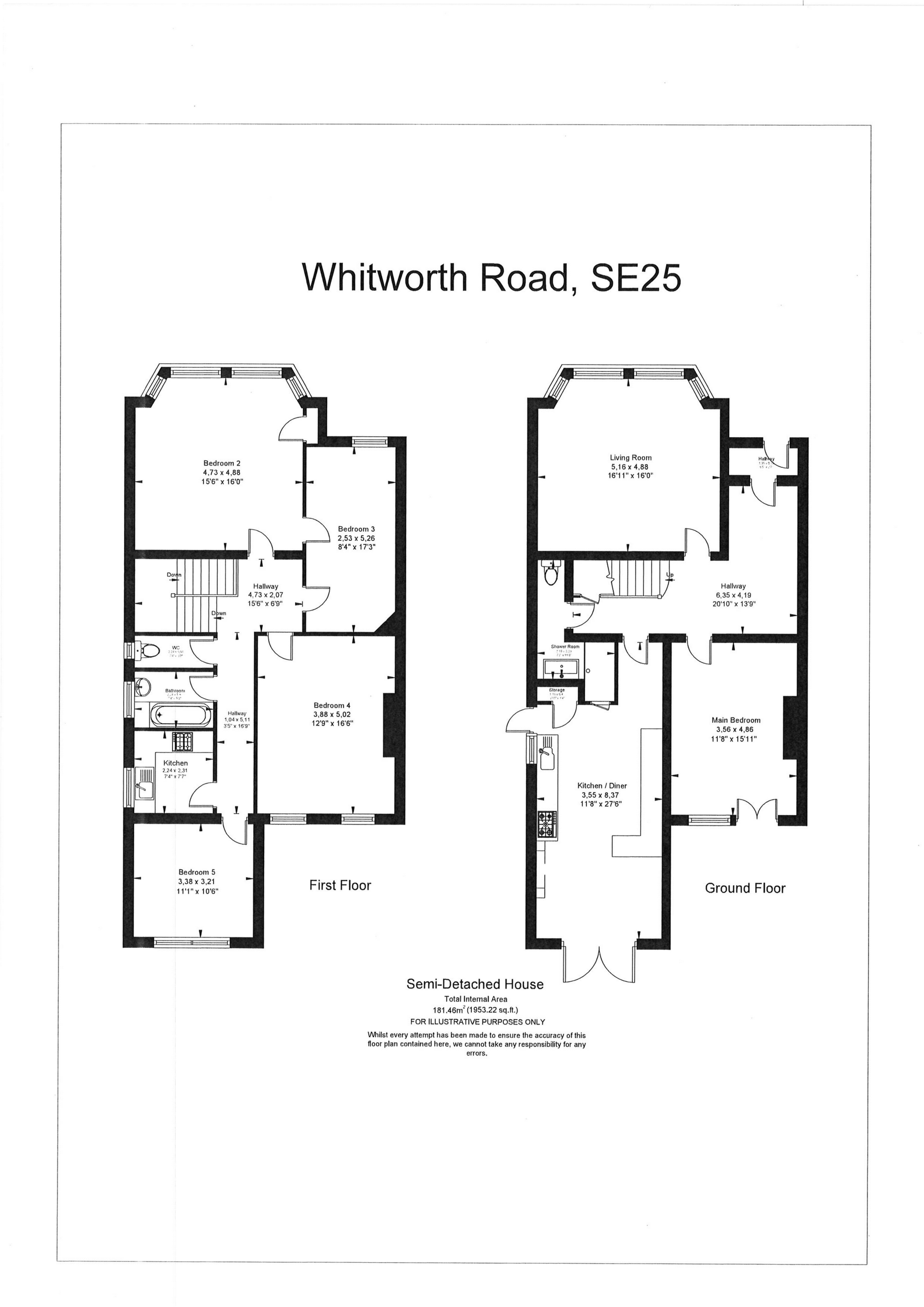 Whitworth Road, South Norwood SE25, 5 bedroom terraced house for sale 60471255 PrimeLocation