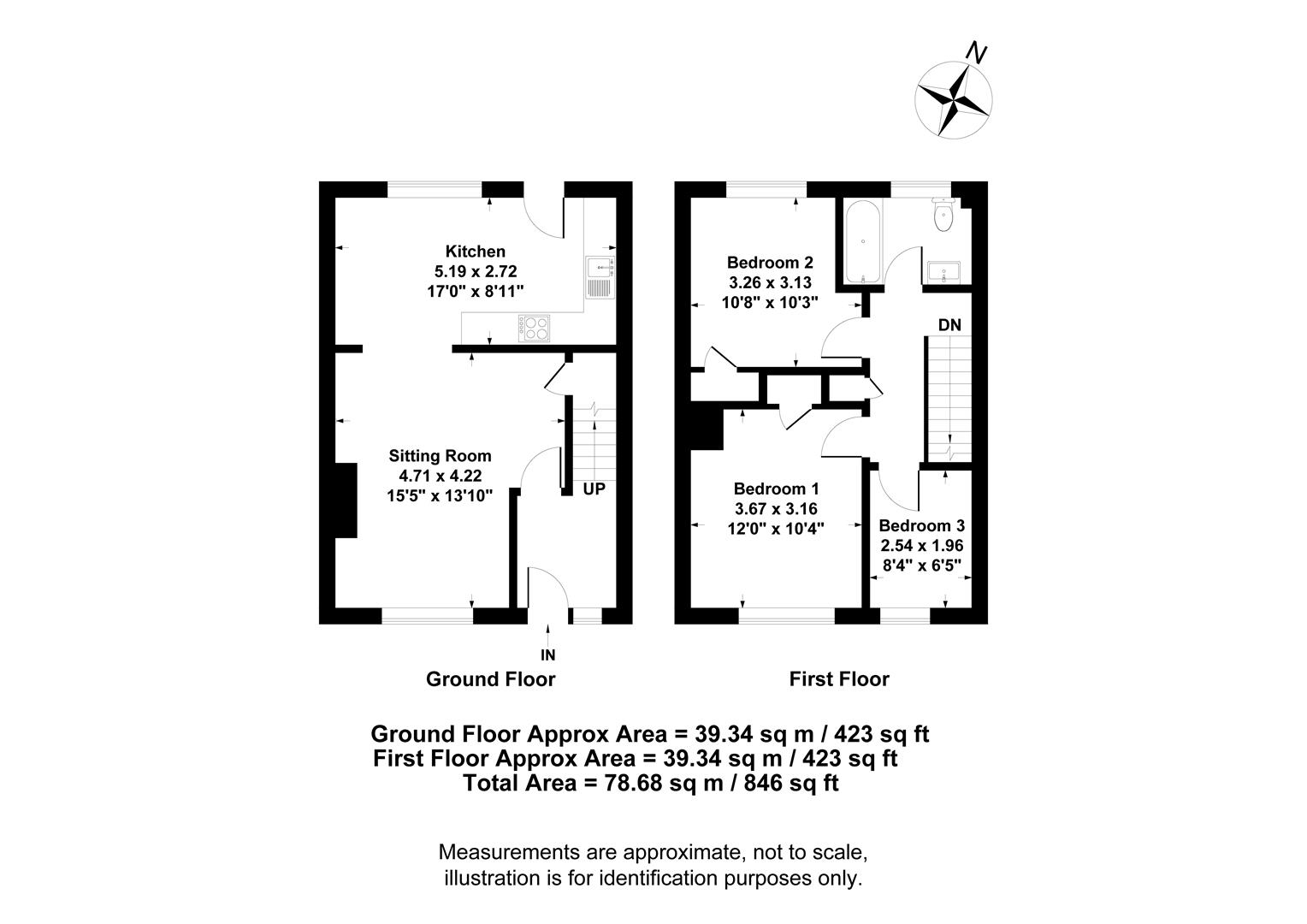 Lennon Close, Hillmorton, Rugby CV21, 3 bedroom terraced house for sale