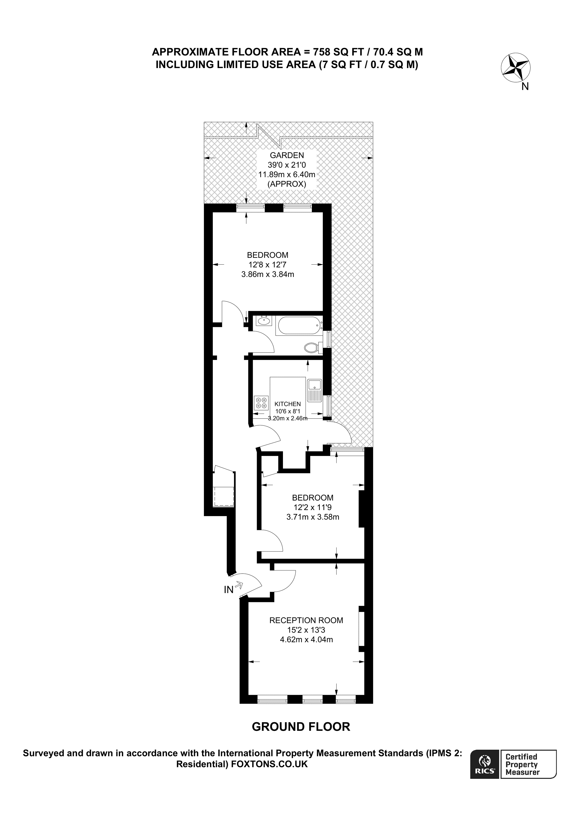 Olive Road, Willesden Green, London NW2, 2 bedroom flat for sale