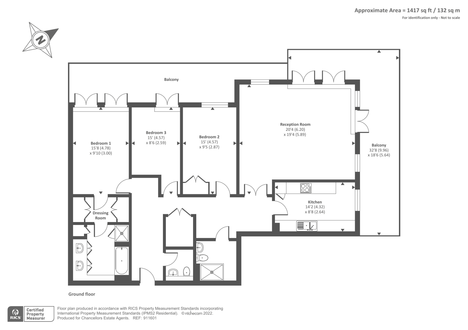 Richmond, London TW1, 3 bedroom flat for sale 62630682 PrimeLocation