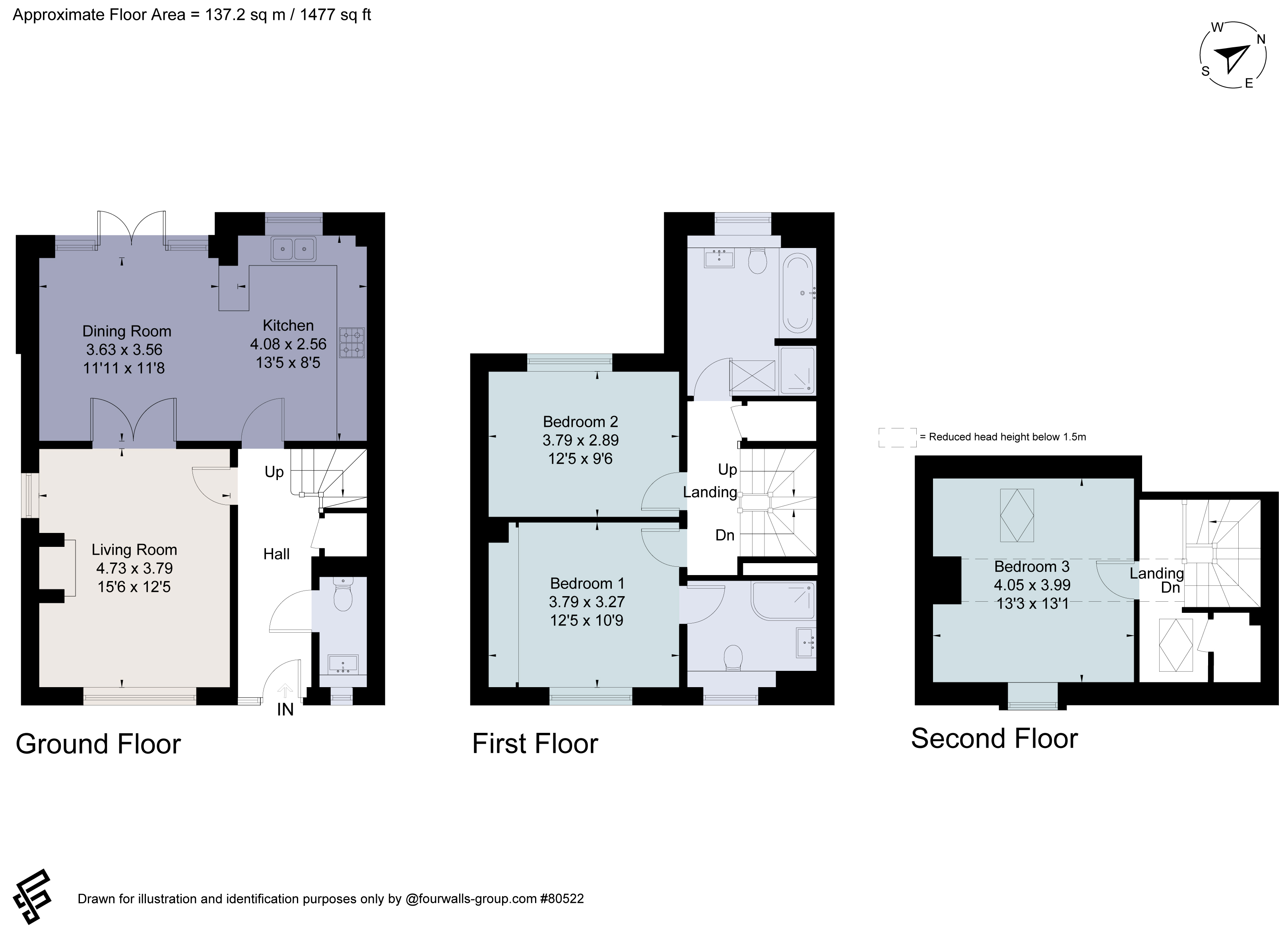 Netherton Road, Appleton, Abingdon, Oxfordshire OX13, 3 bedroom semi