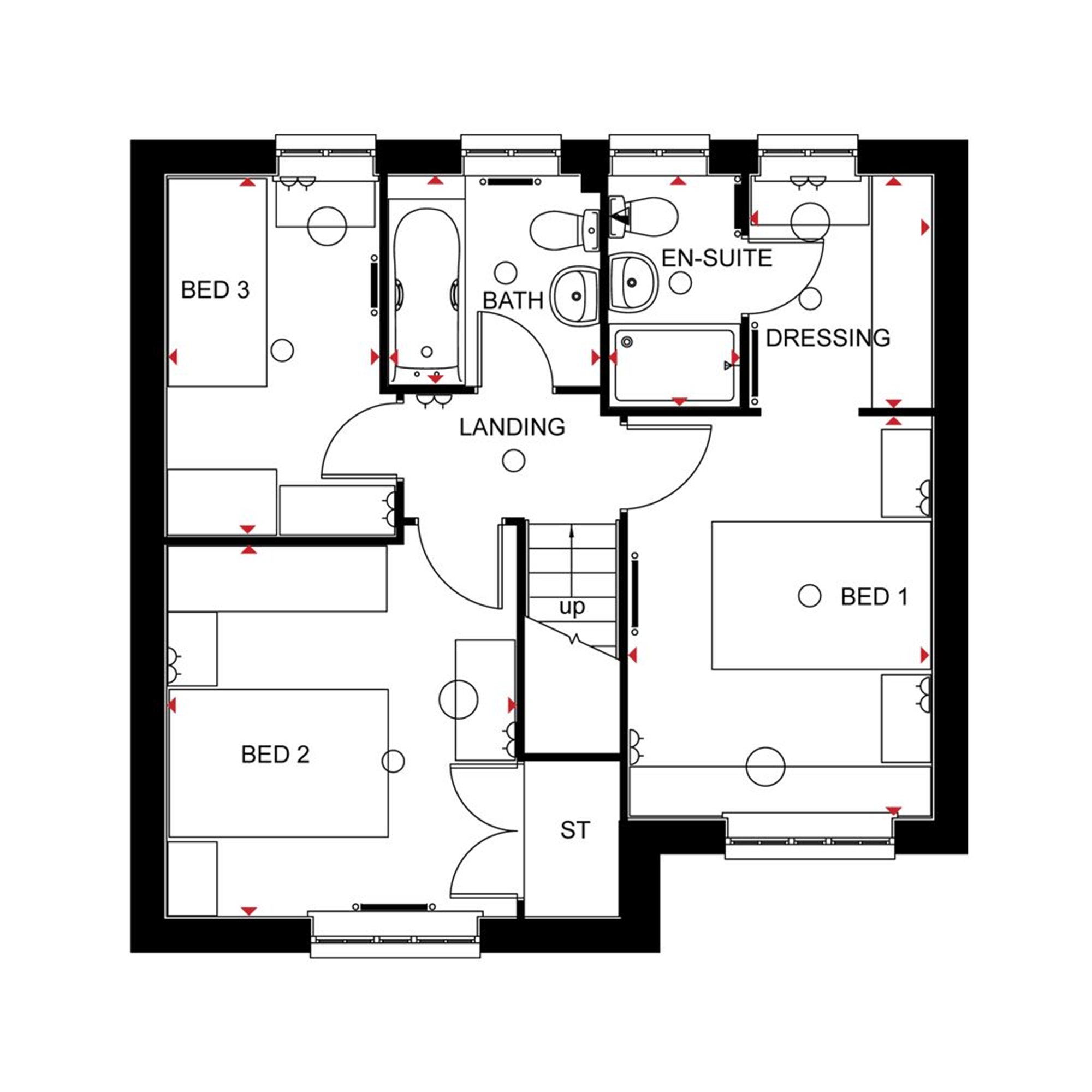 Barratt Homes Morpeth Floor Plan