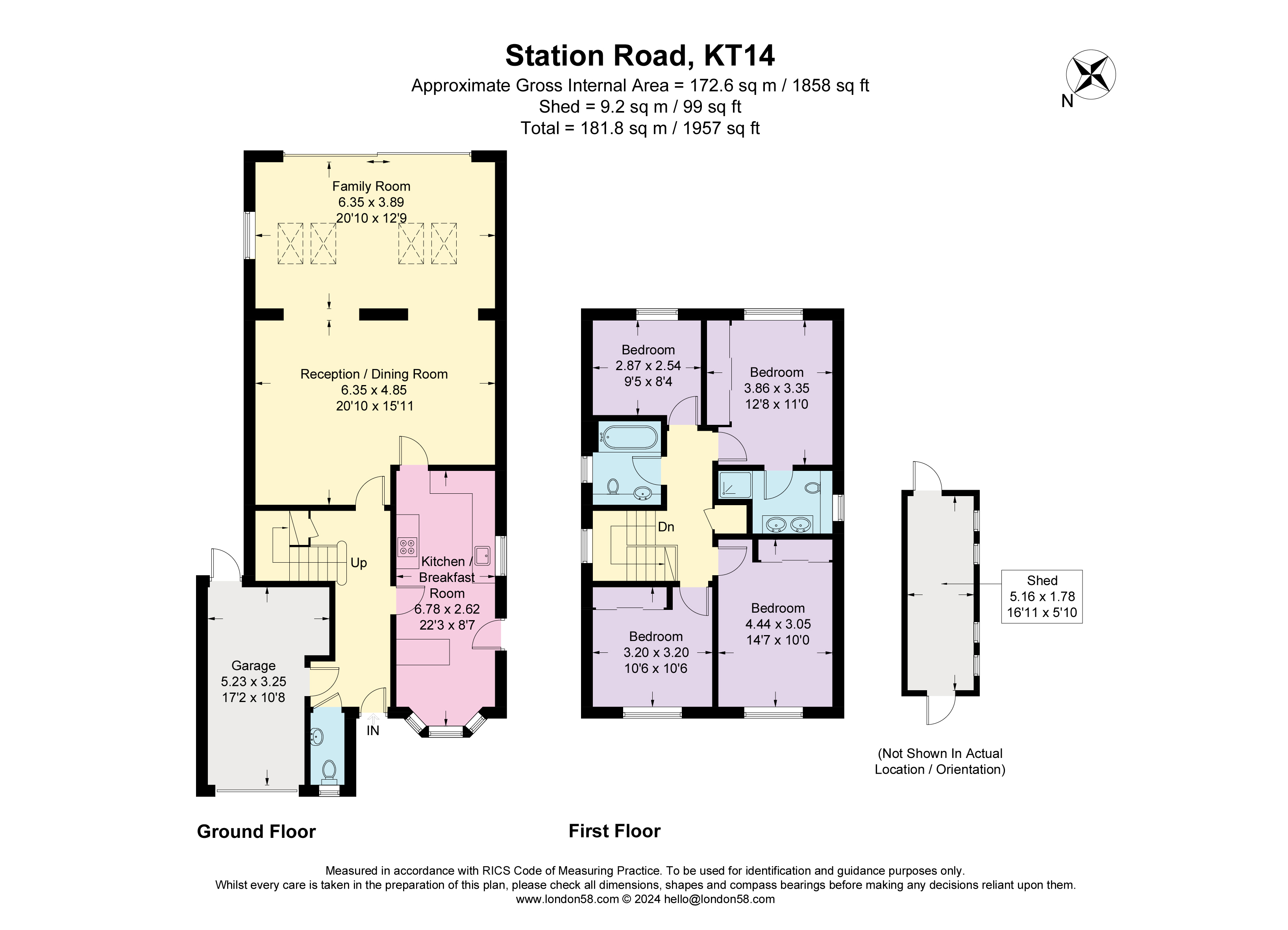 4 bed detached house for sale in Station Road, West Byfleet, Surrey KT14 67140413 Zoopla