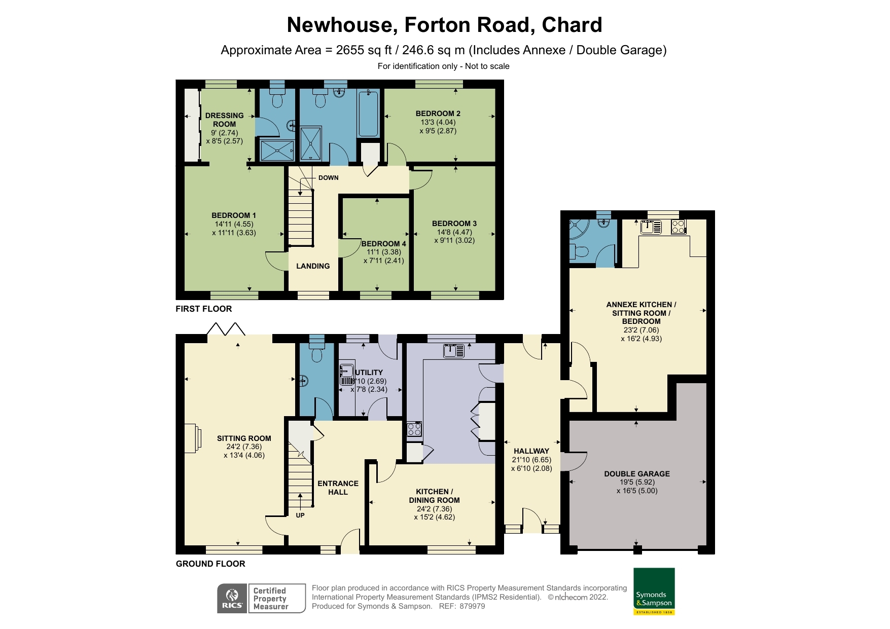 Forton Road, Chard, Somerset TA20, 5 bedroom detached house for sale