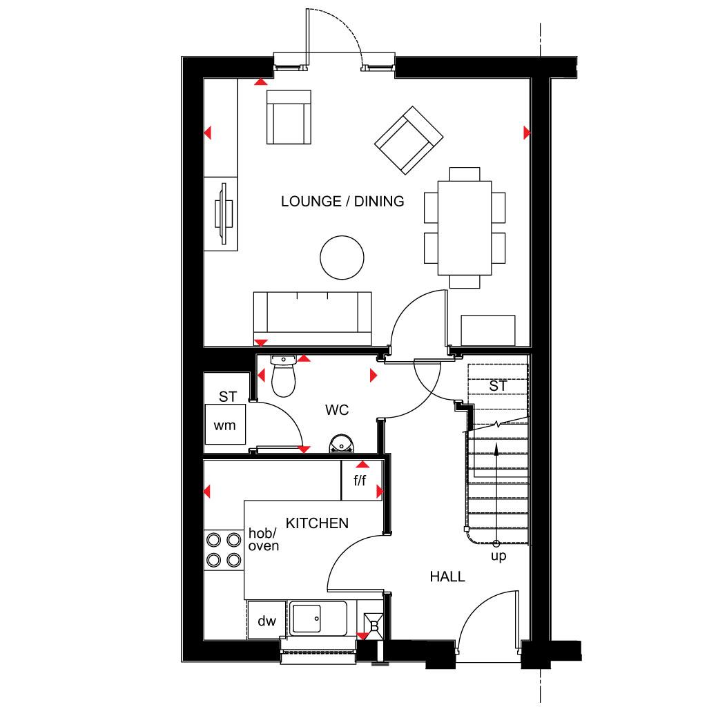 New home, 3 bed terraced house for sale in "Bonnyton" at Prestongrange, Prestonpans EH32 Zoopla
