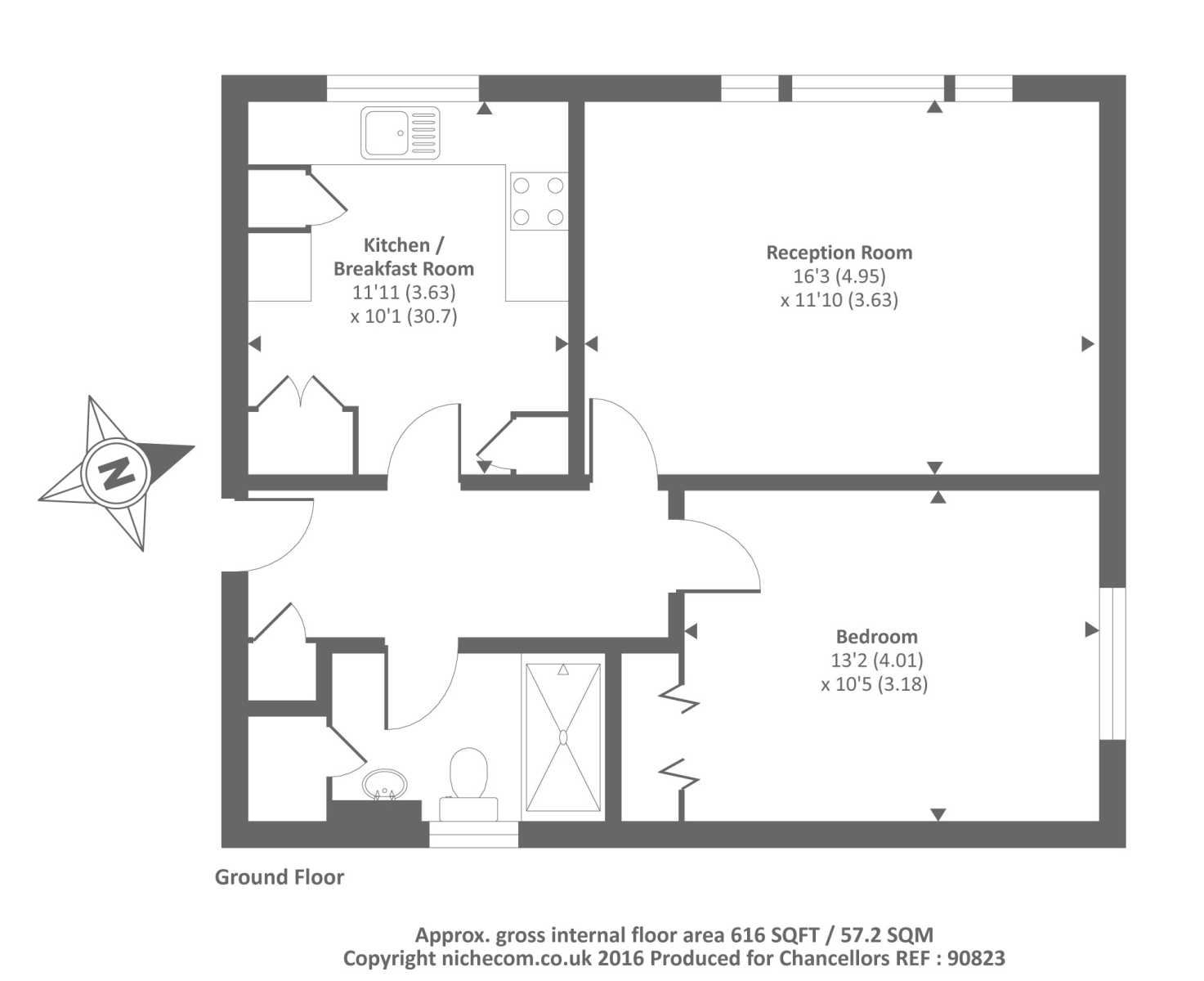 Anglesea Road, Kingston Upon Thames KT1, 1 bedroom flat for sale