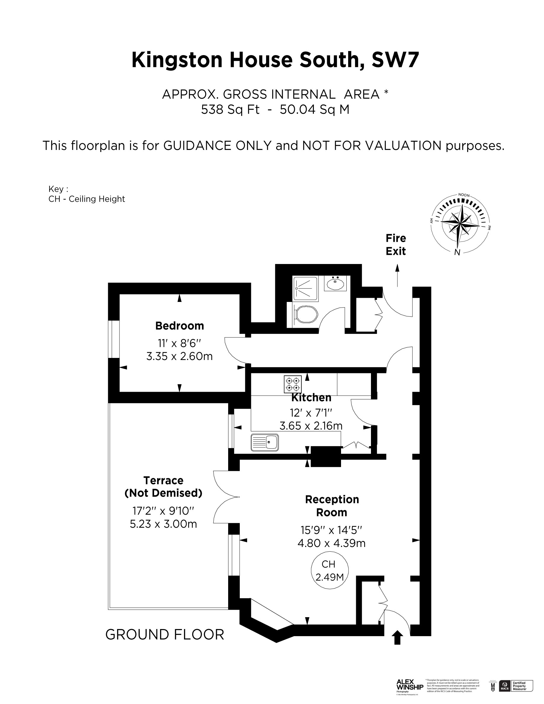 Kingston House South, Ennismore Gardens, London SW7, 1 bedroom flat for