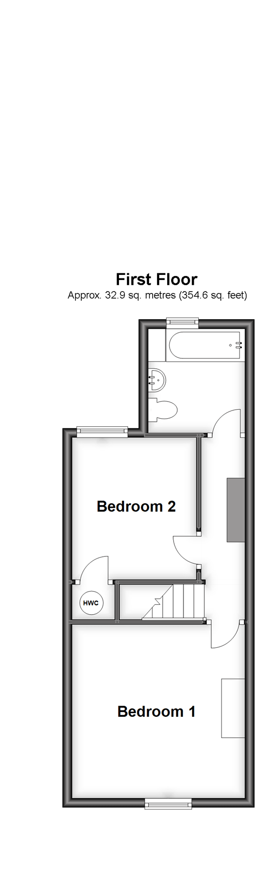 Faygate Lane, Faygate, Horsham, West Sussex RH12, 2 bedroom terraced