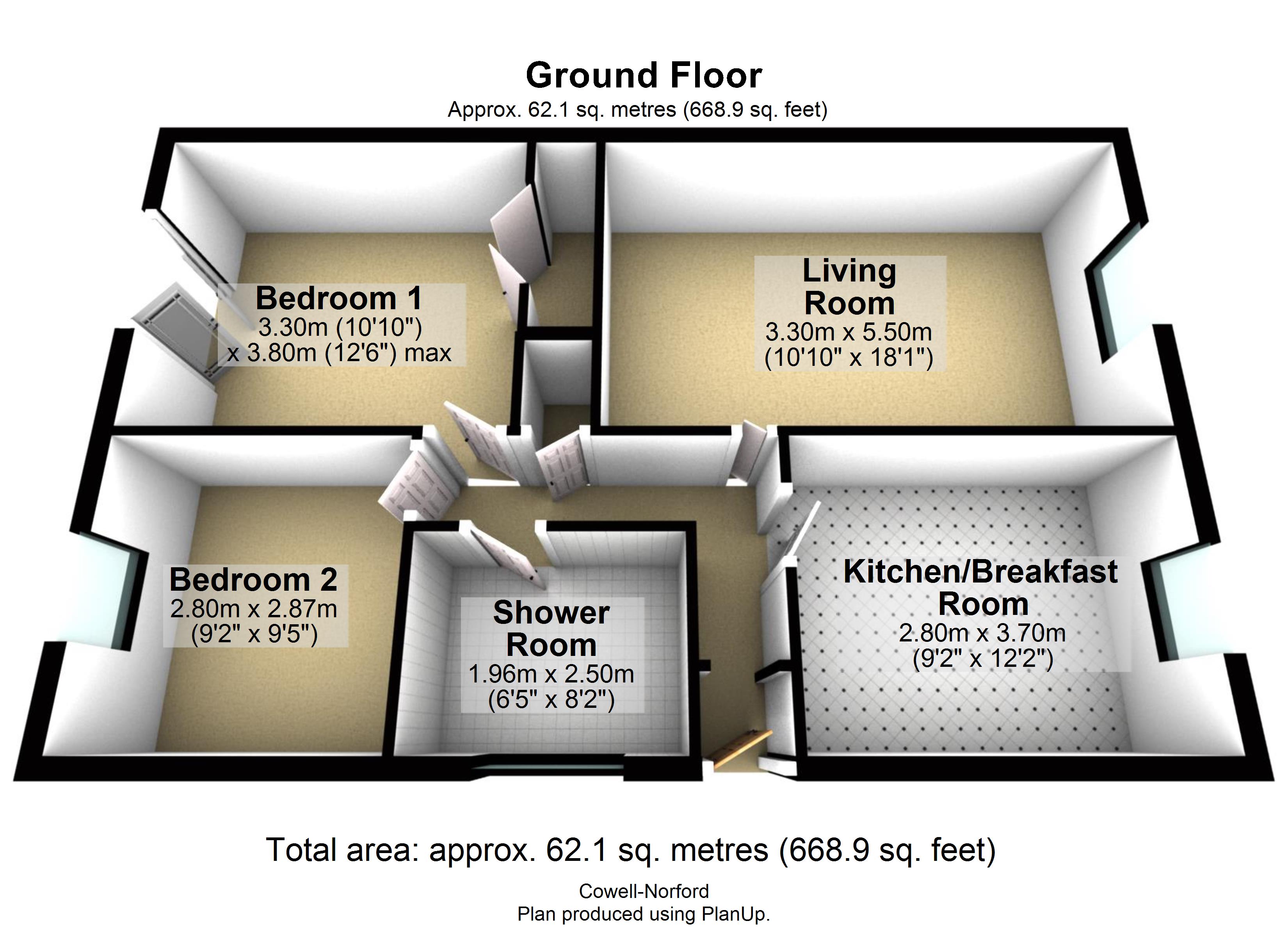 Fairway, Castleton, Rochdale OL11, 2 bedroom bungalow for sale