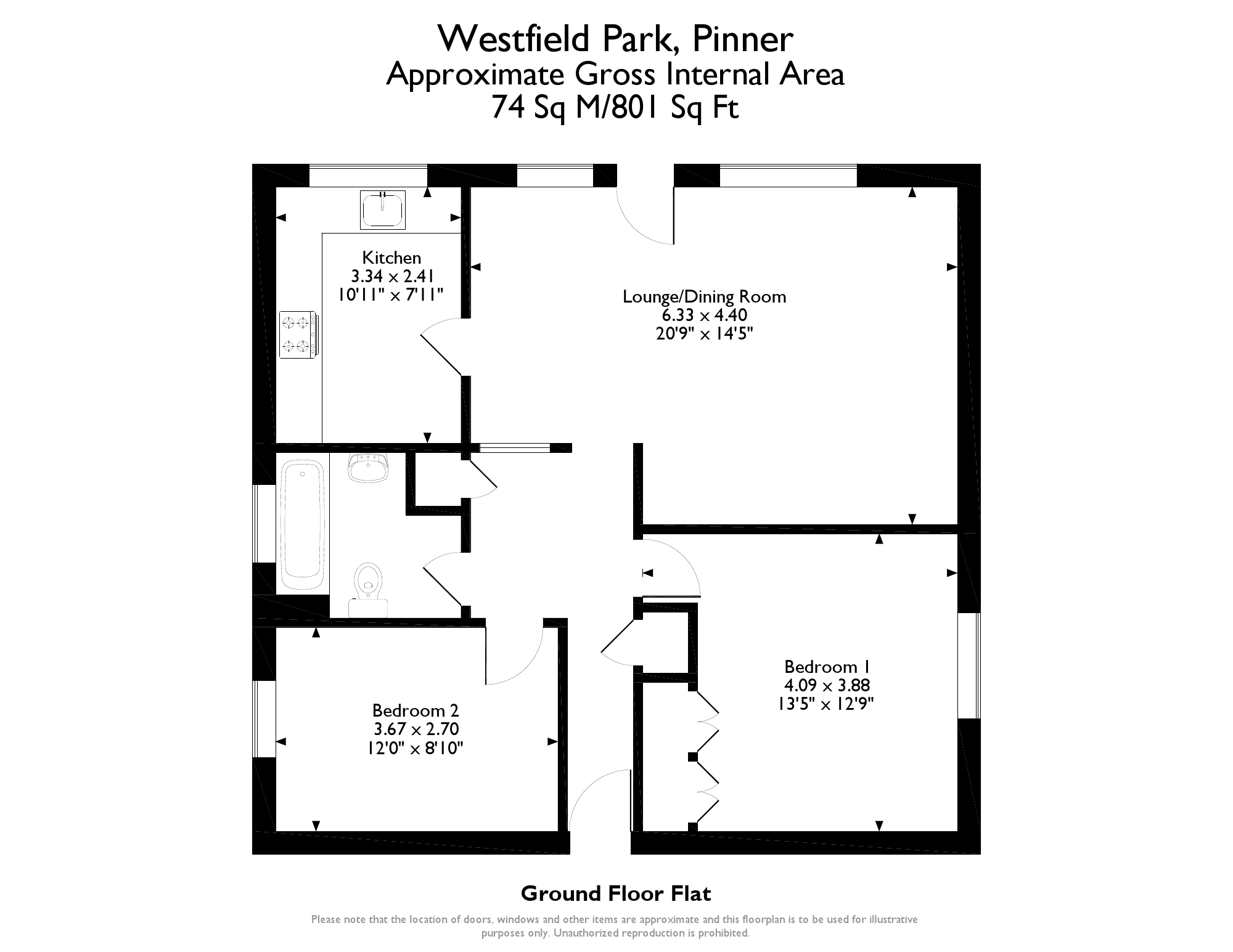 2 bed flat for sale in Westfield Park, Hatch End, Middlesex HA5 Zoopla
