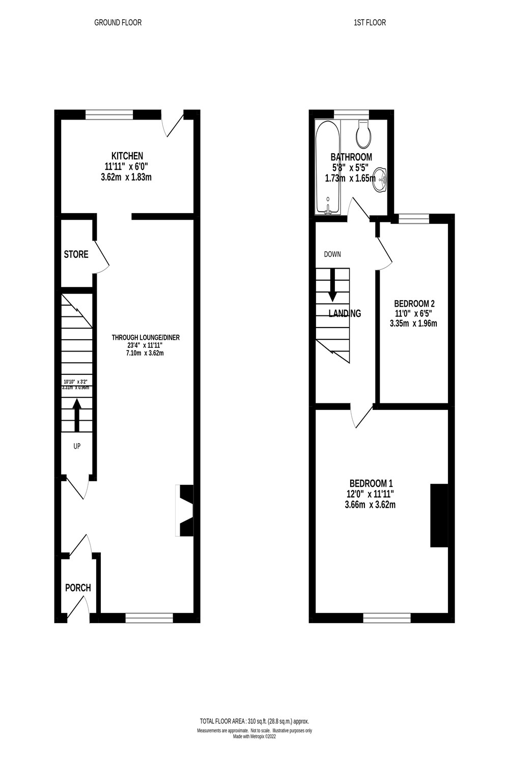 Park Lane, Macclesfield SK11, 2 bedroom terraced house for sale