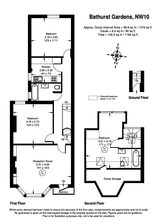 Bathurst Gardens, London NW10, 3 bedroom flat for sale 66541413