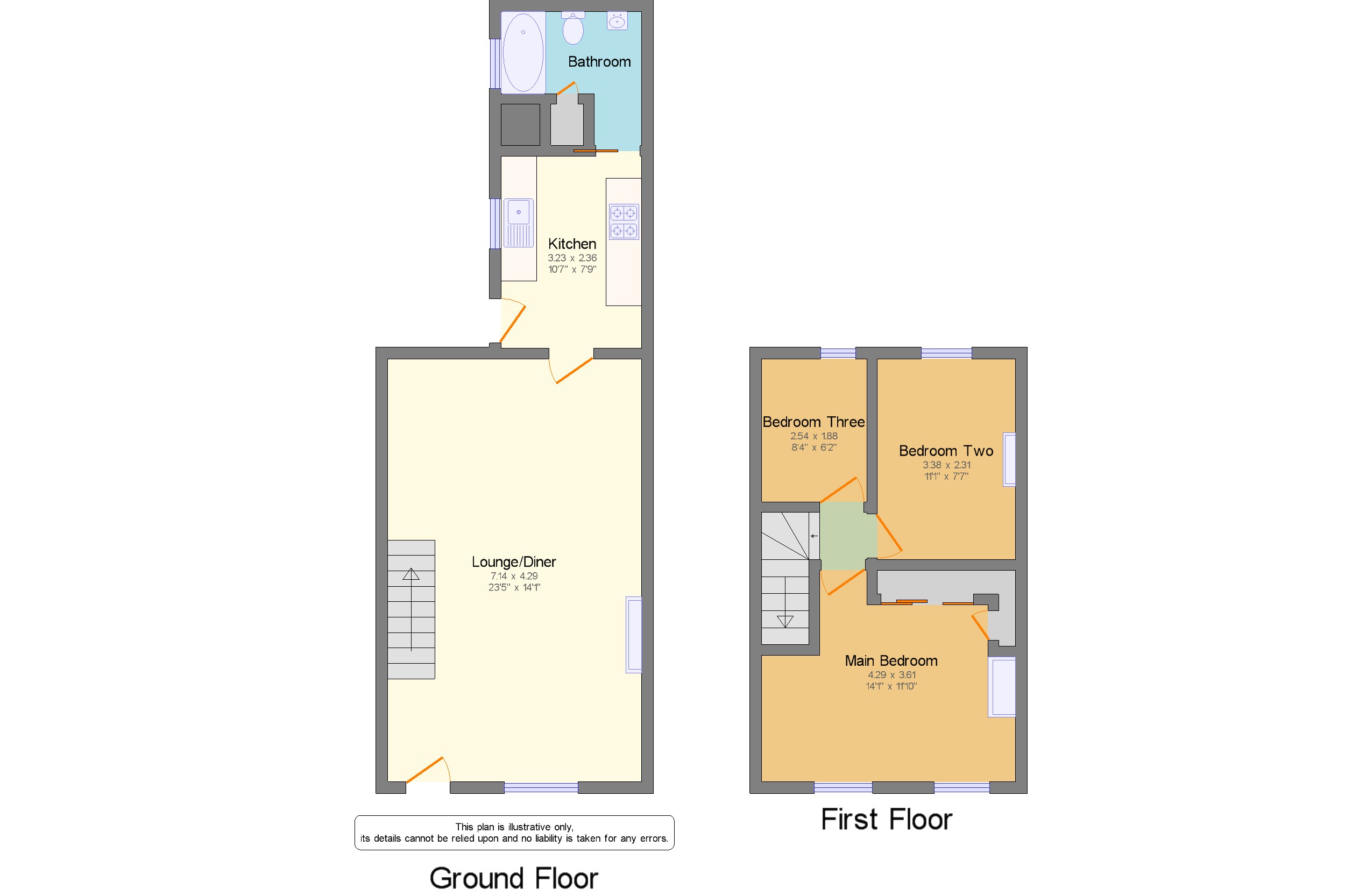 Llewelyn Terrace, Glan Conwy, Conwy, North Wales LL28, 3 bedroom