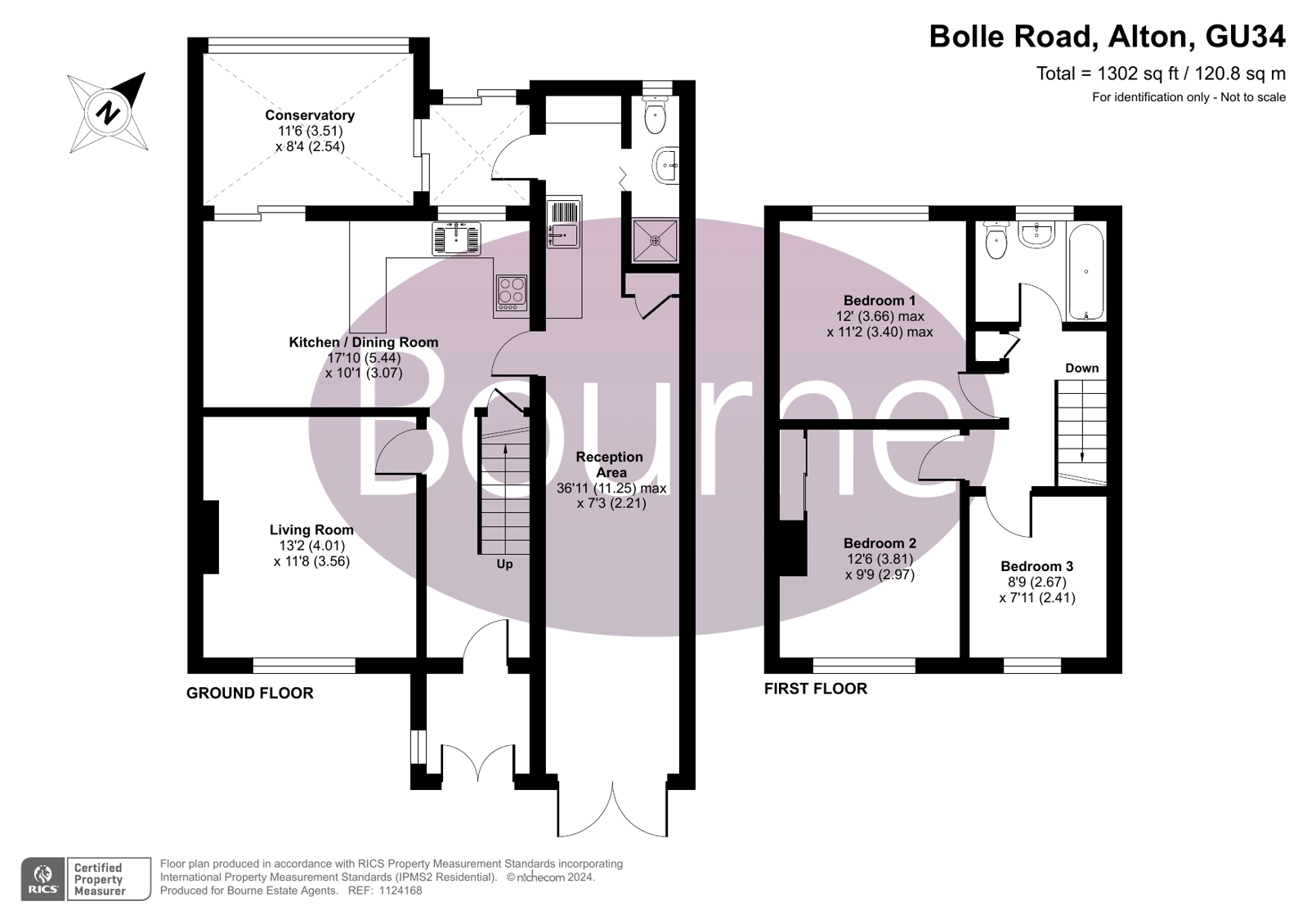 3 bed semidetached house for sale in Bolle Road, Alton, Hampshire GU34