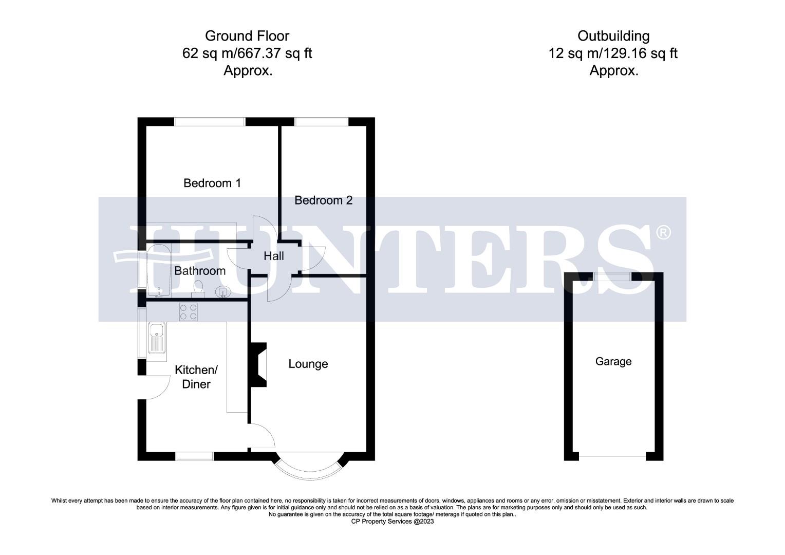 Gibdyke, Misson, Doncaster DN10, 2 bedroom detached bungalow for sale