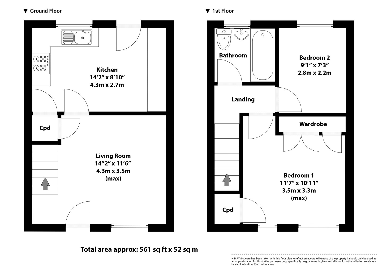 Windflower Road, Haydon Wick, Swindon SN25, 2 bedroom terraced house