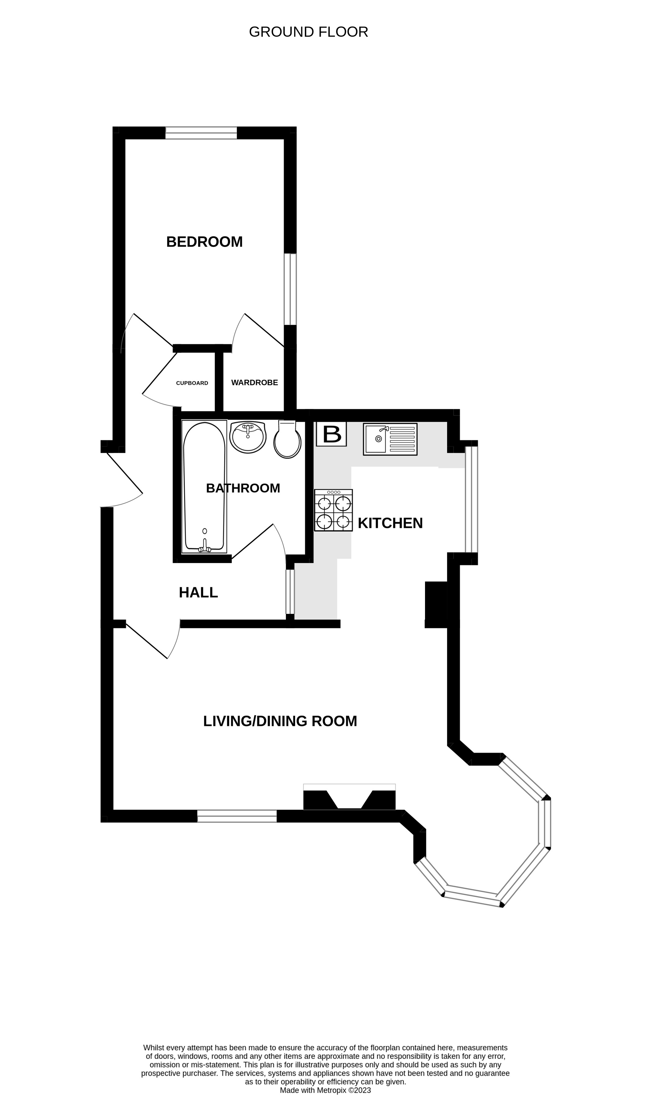 Cranford Avenue, Exmouth EX8, 1 bedroom flat for sale 64267069