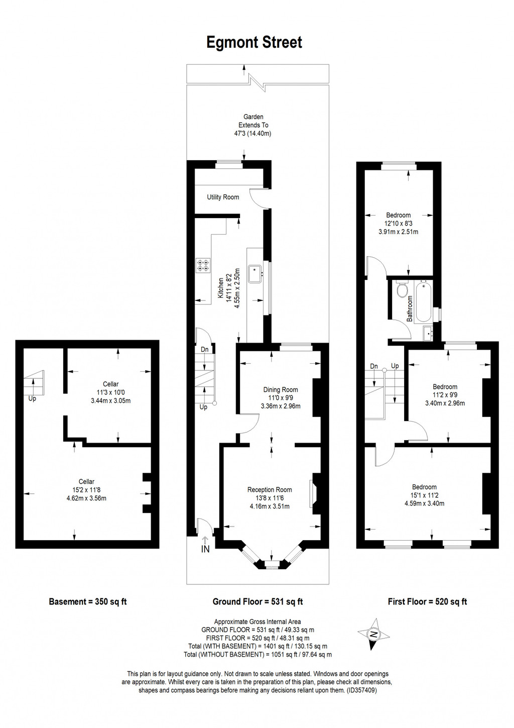 Egmont Street, New Cross SE14, 3 bedroom terraced house for sale