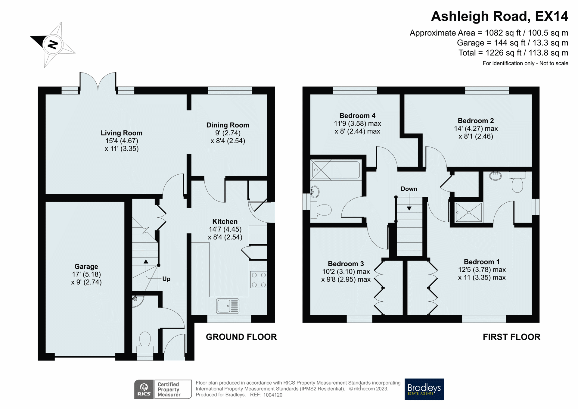 Ashleigh Road, Honiton, Devon EX14, 4 bedroom detached house for sale